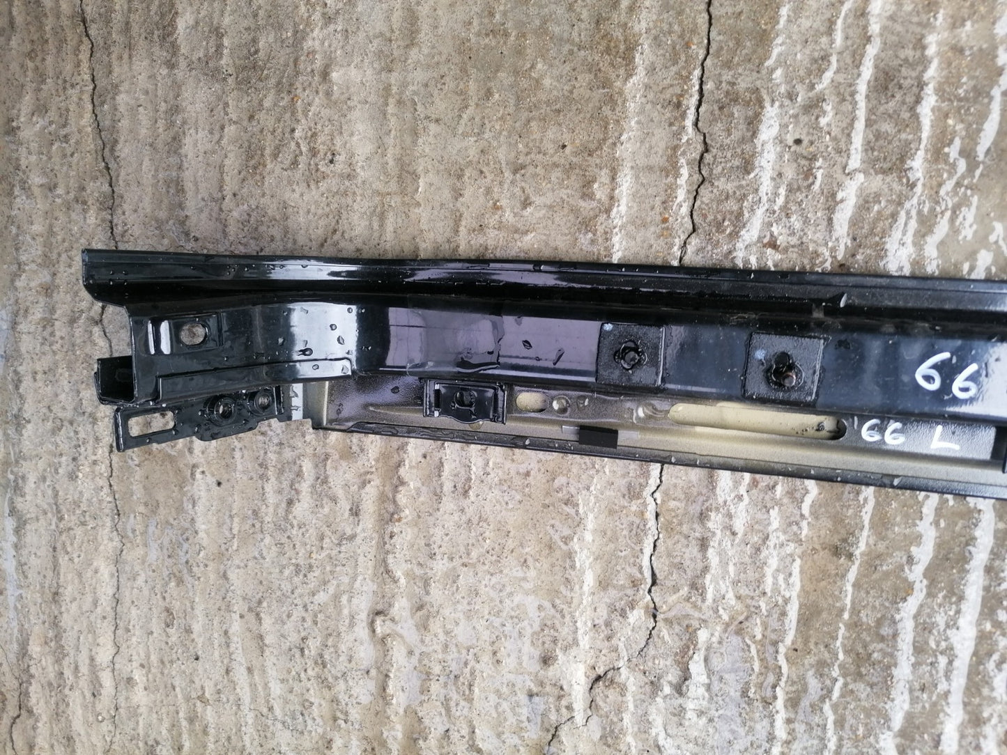 ✅2021 FORD TRANSIT CUSTOM 2.0D LEFT SLIDING DOOR RAIL TRIM BLACK JK21-V250A82-A