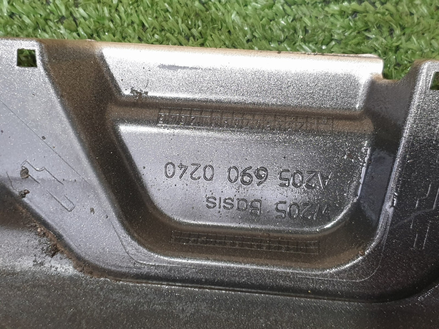 ✅MERCEDES C200 W205 2.0 PETROL 2016 RIGHT SIDE SKIRT SILVER A2056900240 A123