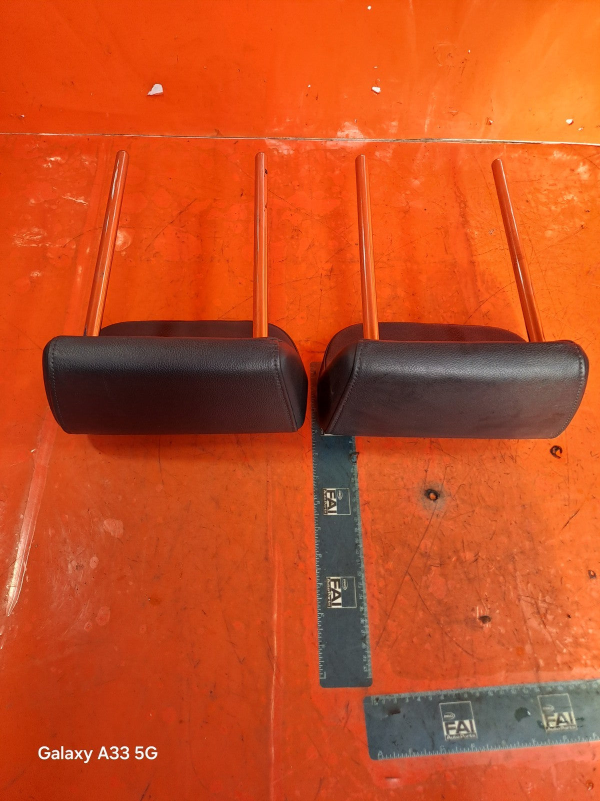 ✅2012 AUDI Q5 8R S LINE 2.0TDI REAR HEADRESTS PAIR LEATHER + WARRANTY A291