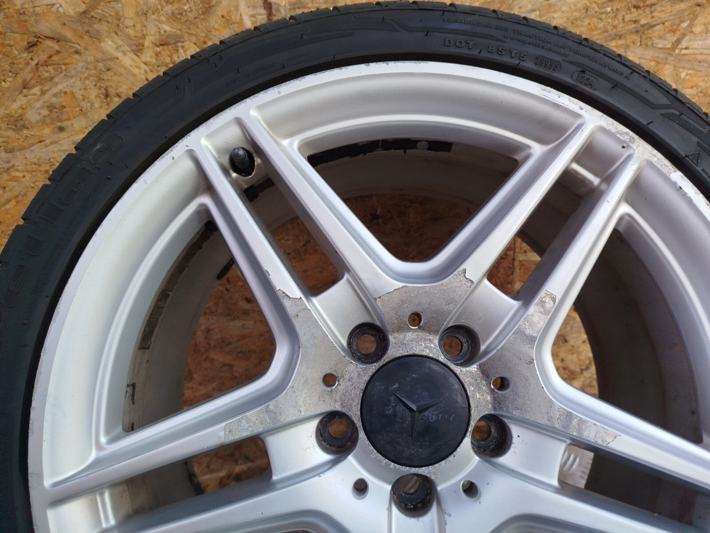 ✅2011 MERCEDES C CLASS W204 ALLOY WHEEL WITH TYRE 255/35 R18 A2044014201 A283
