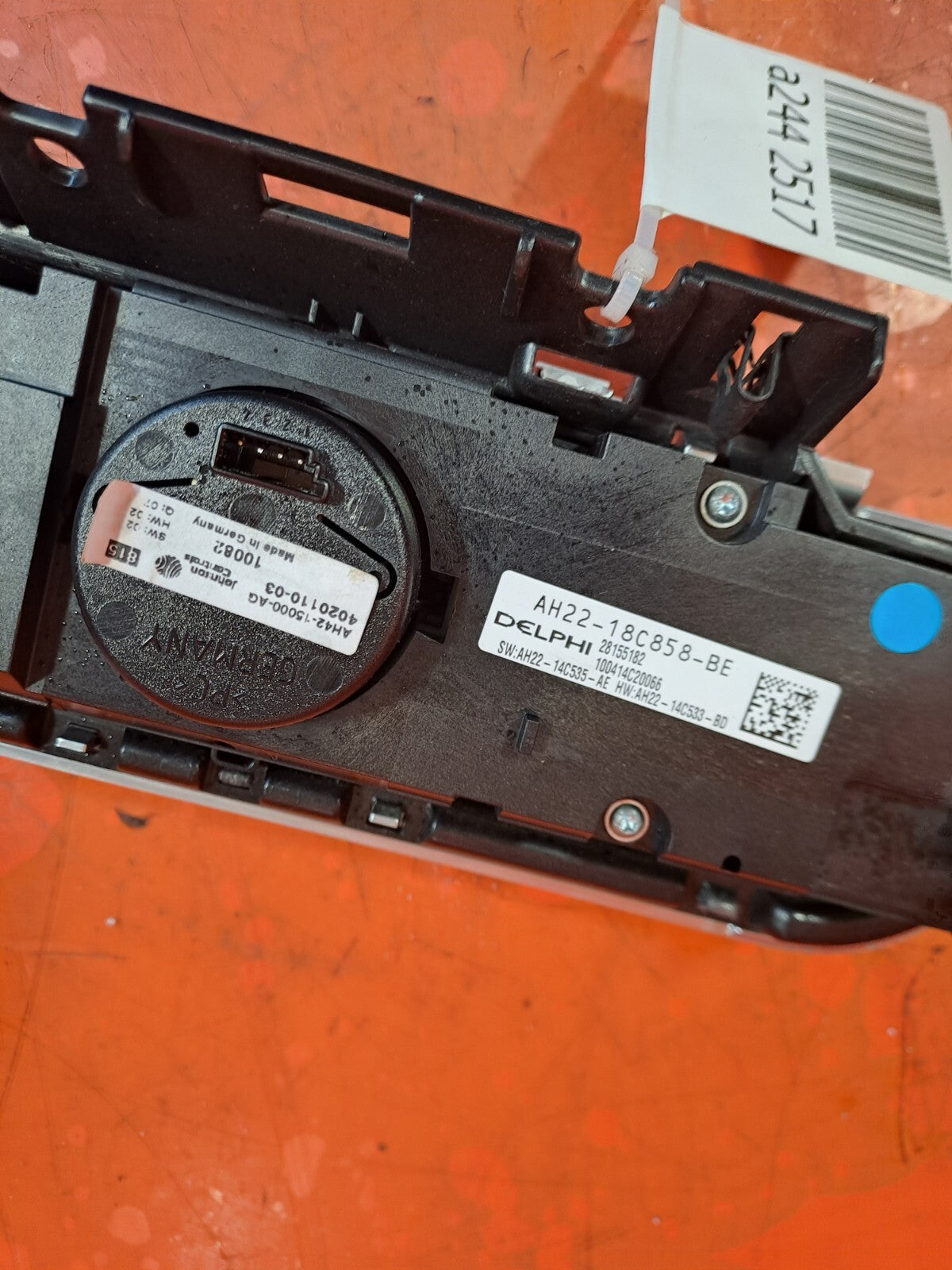 ✅2010 LAND ROVER DISCOVERY 4 L319 CD RADIO STEREO SWITCH PANEL AH22-18C858-BE