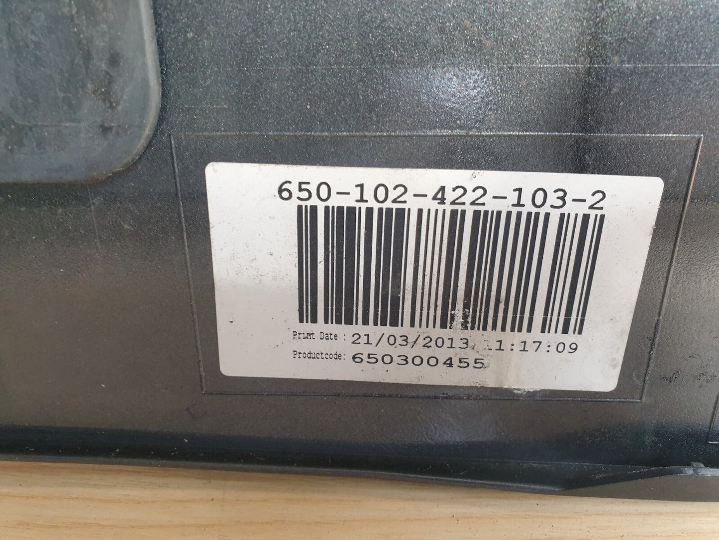 2013 VOLVO V40 TAILGATE SPOILER 31253973-01 X00