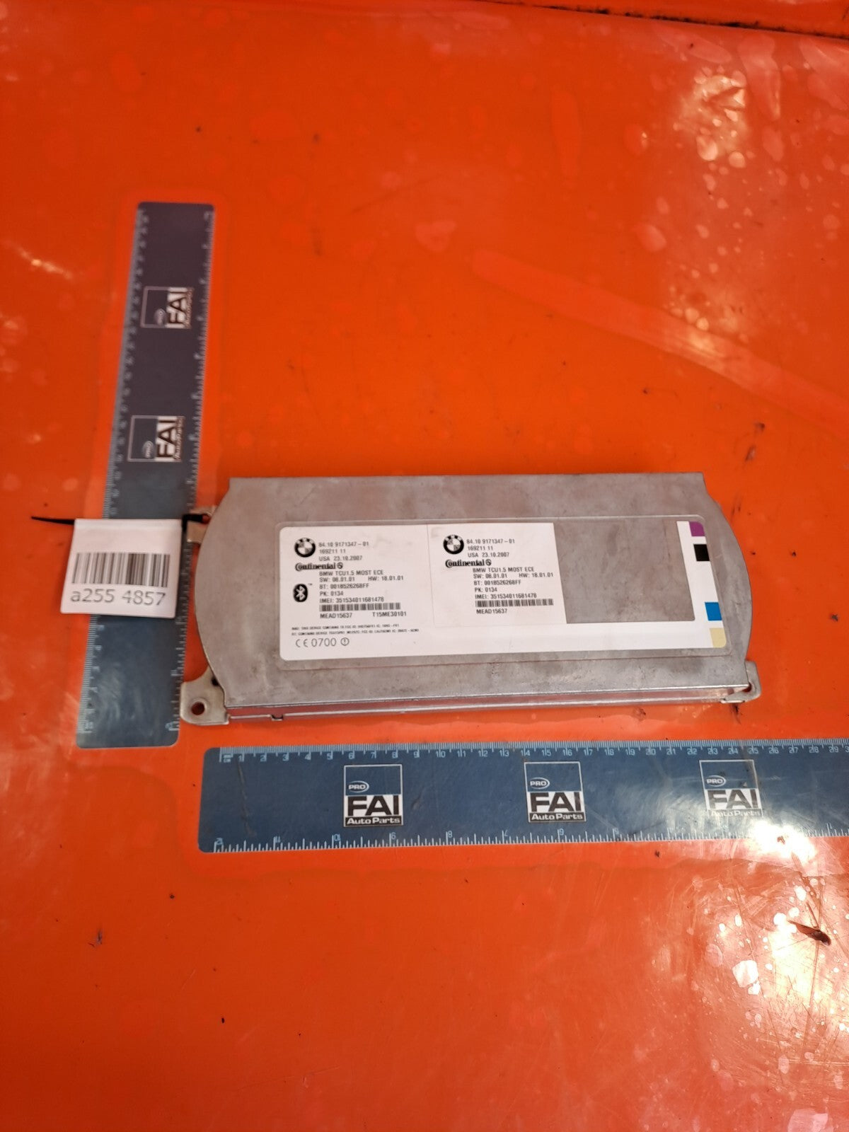 ✅2008 BMW 7 SERIES E66 TELEMATICS BLUETOOTH CONTROL MODULE 9171347 + WARRANTY