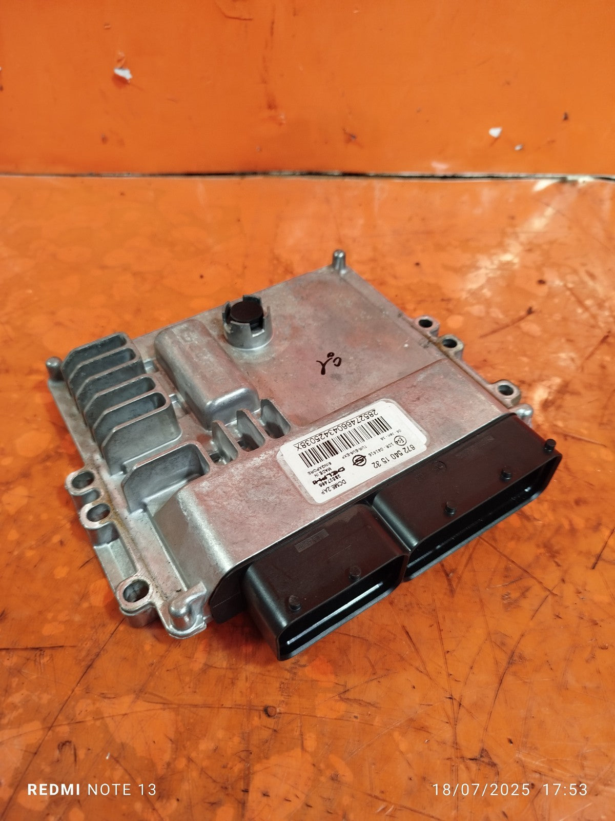 ✅SSANGYONG RODIUS TURISMO 2.2 DIESEL 2017 ENGINE CONTROL MODULE ECU 6725401532