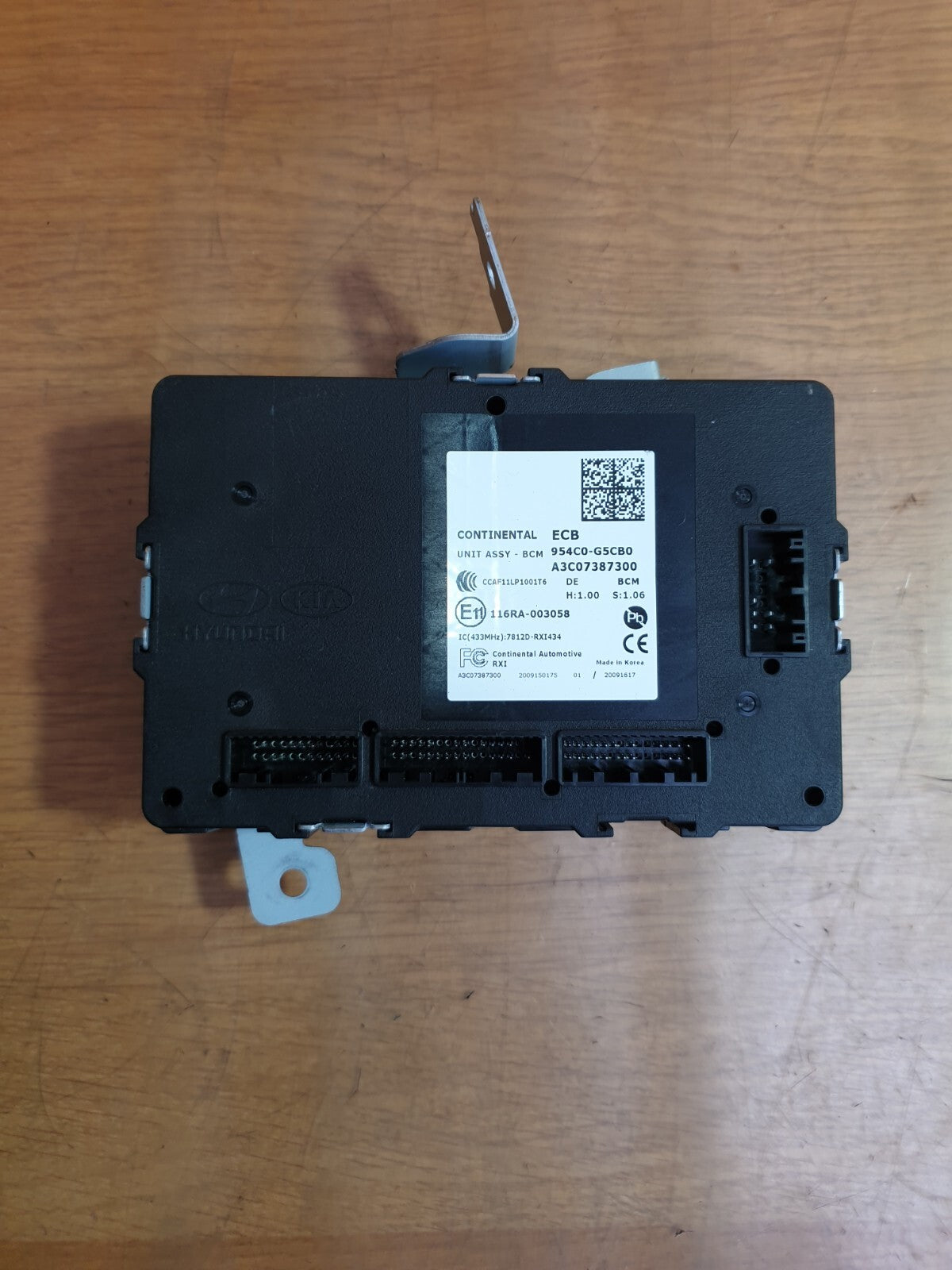 ✅2016 KIA NIRO 2 EV S-A 1.6P BODY CONTROL MODULE 954C0-G5CB0 + WARRANTY A164