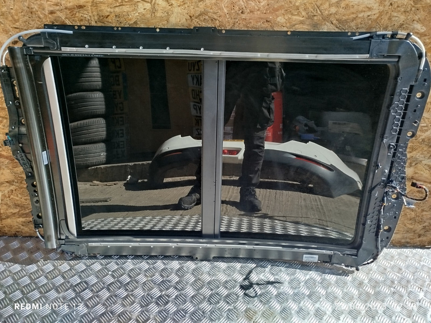 ✅AUDI Q5 S LINE 2.0 PETROL 2012 PANORAMIC ROOF SUNROOF FRAME & GLASS 8R0877041B
