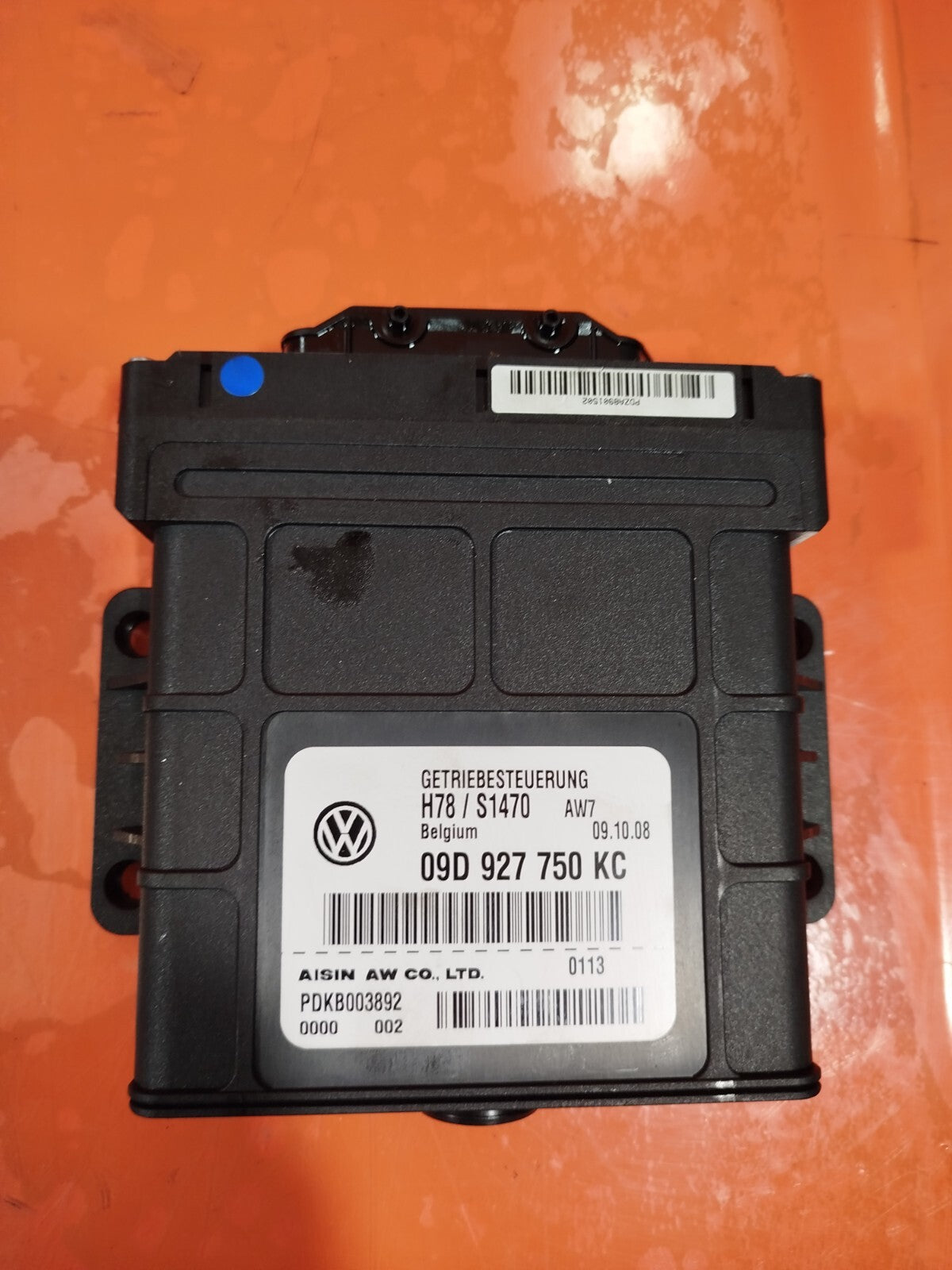 ✅AUDI Q7 S LINE QUATTRO 3.0 DIESEL 2009 GEARBOX CONTROL MODULE ECU 09D927750KC