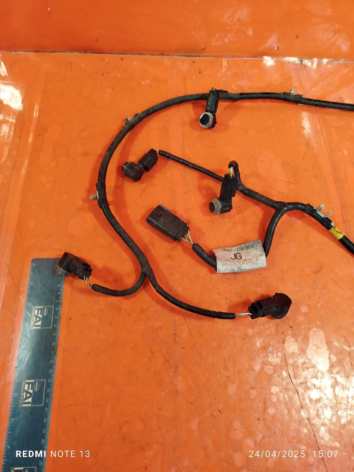 ✅FORD MONDEO TITANIUM MK5 2.0 DIESEL 2016 FRONT BUMPER PARKING SENSORS LOOM A273
