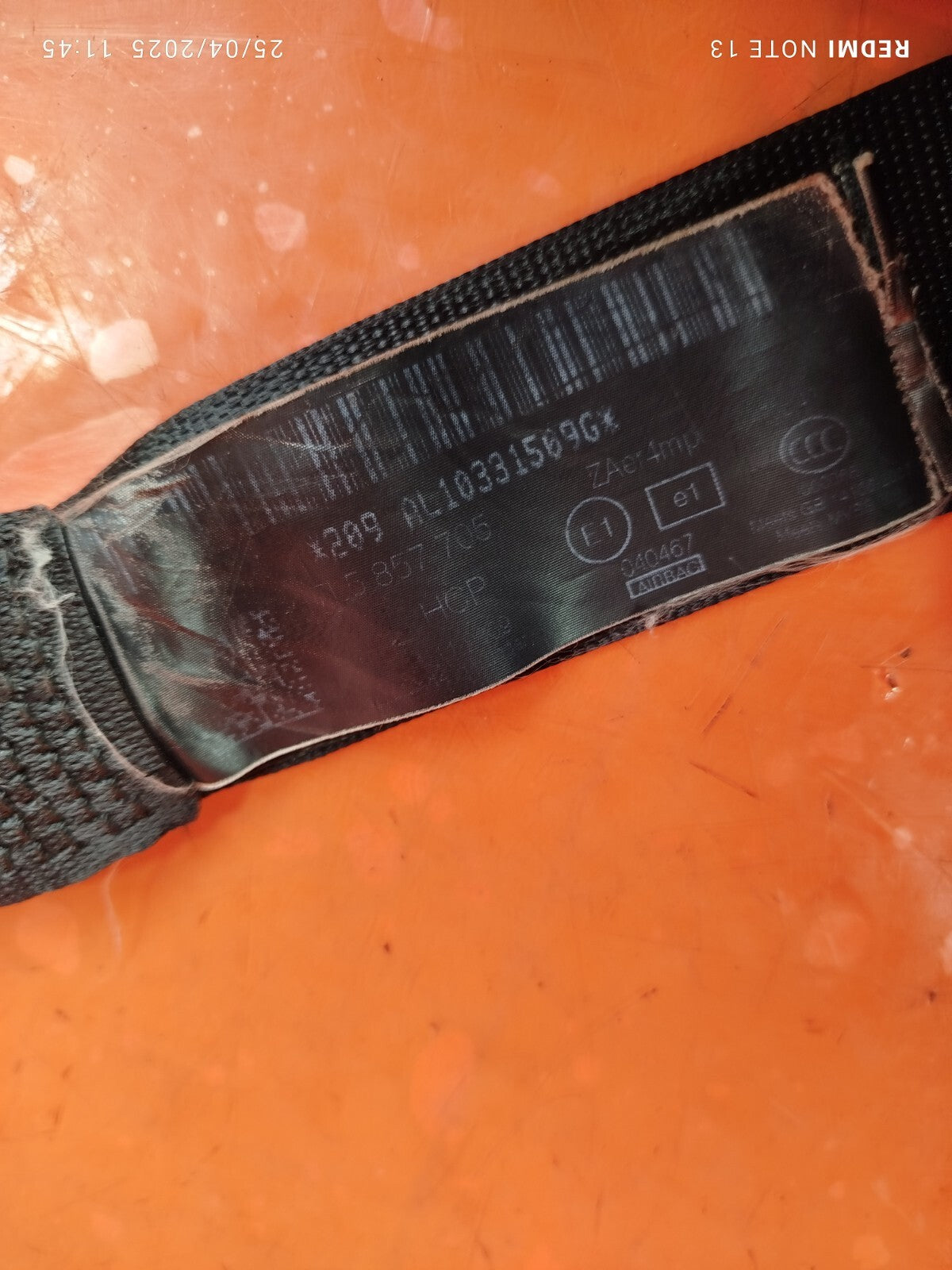 ✅Porsche Cayenne V6 2010 3.6 Petrol Front Left Seat Belt 7L5857705 Warranty A268