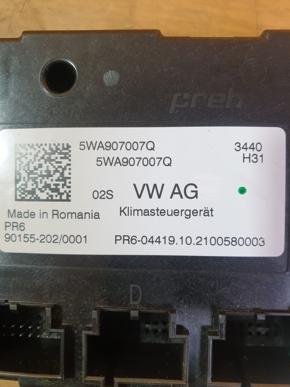 ✅VW GOLF MK8 1.5 PETROL 2022 AIR CONDITIONING CONTROL MODULE 5WA907007Q Warranty