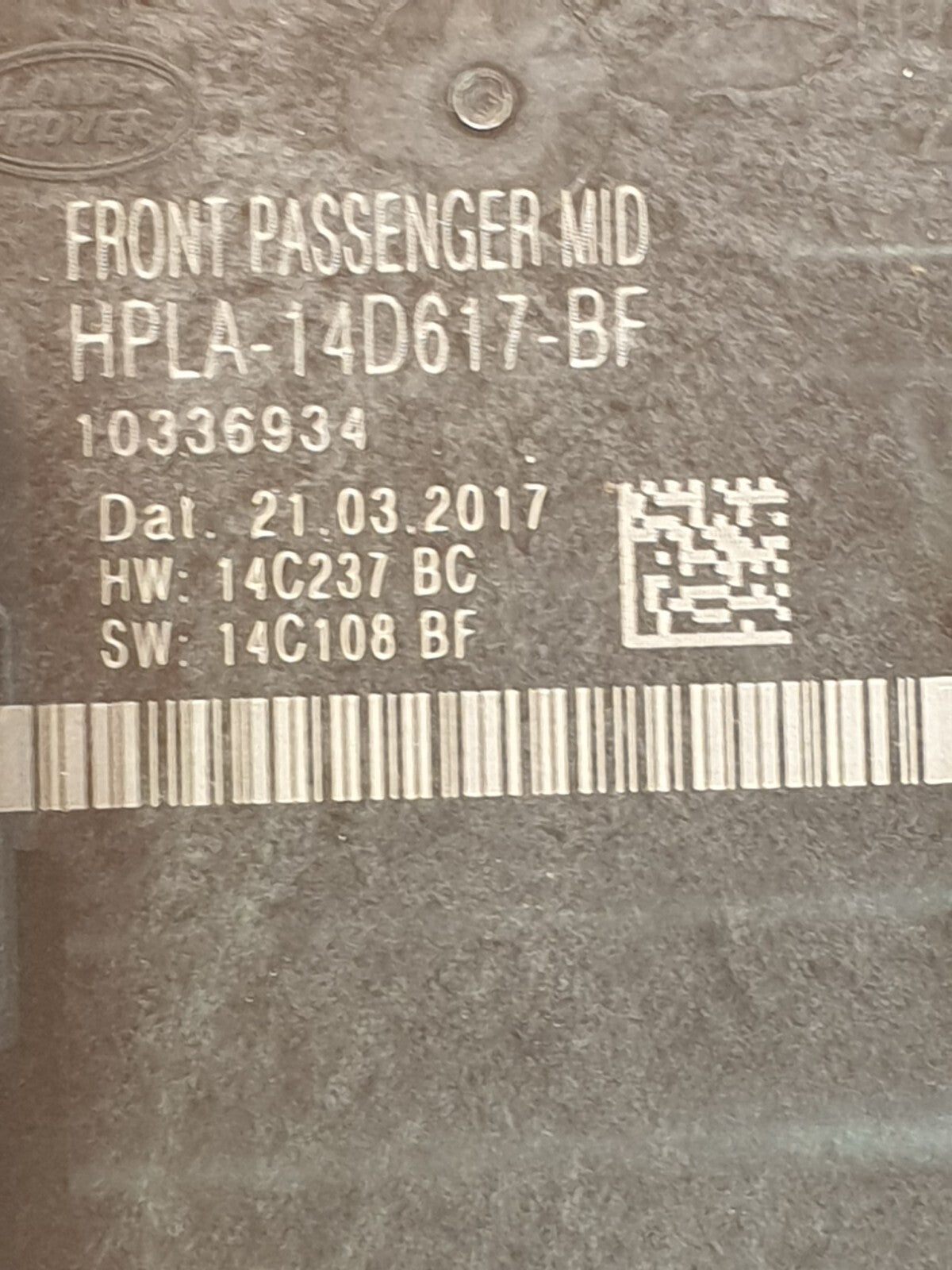 ✅Jaguar F-Pace 3.0 Petrol 2017 Front Left Door Control Module HPLA-14D617BF A196