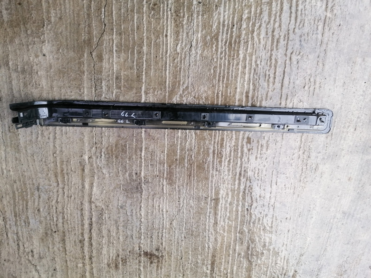 ✅2021 FORD TRANSIT CUSTOM 2.0D LEFT SLIDING DOOR RAIL TRIM BLACK JK21-V250A82-A