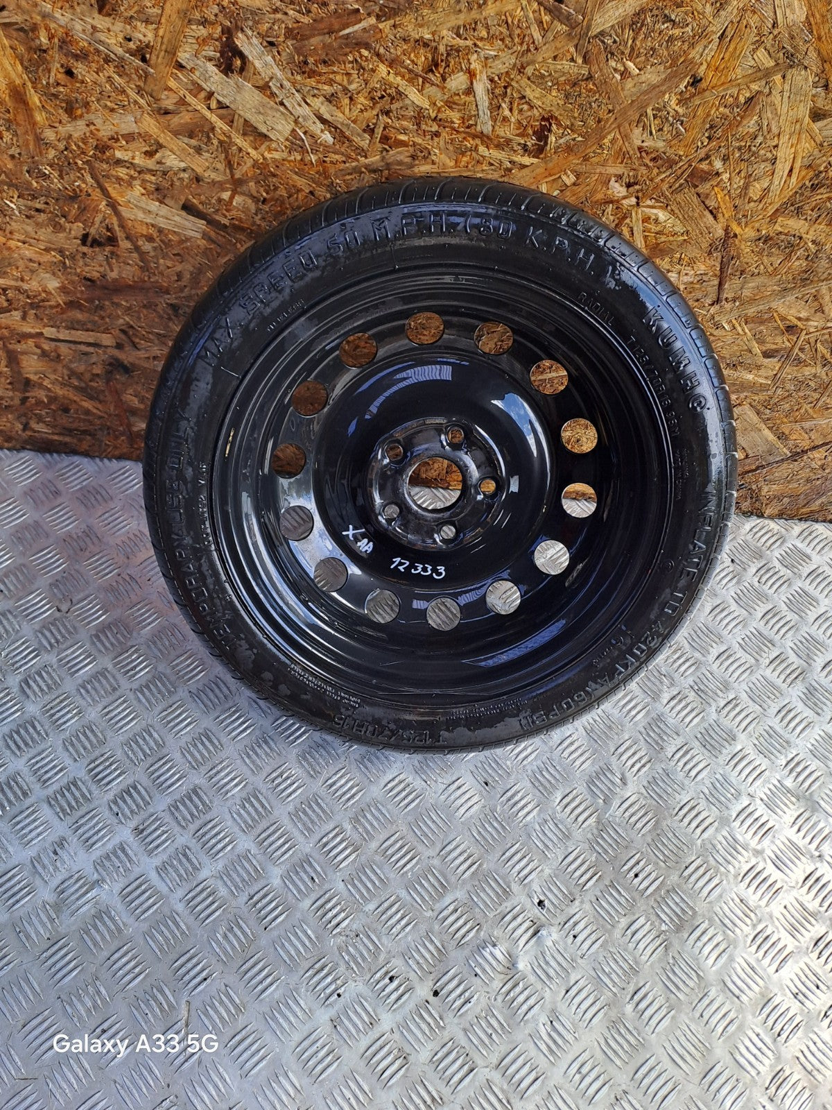 ✅VW GOLF MK6 SPACE SAVER SPARE WHEEL T125/70 R16 + WARRANTY xAA
