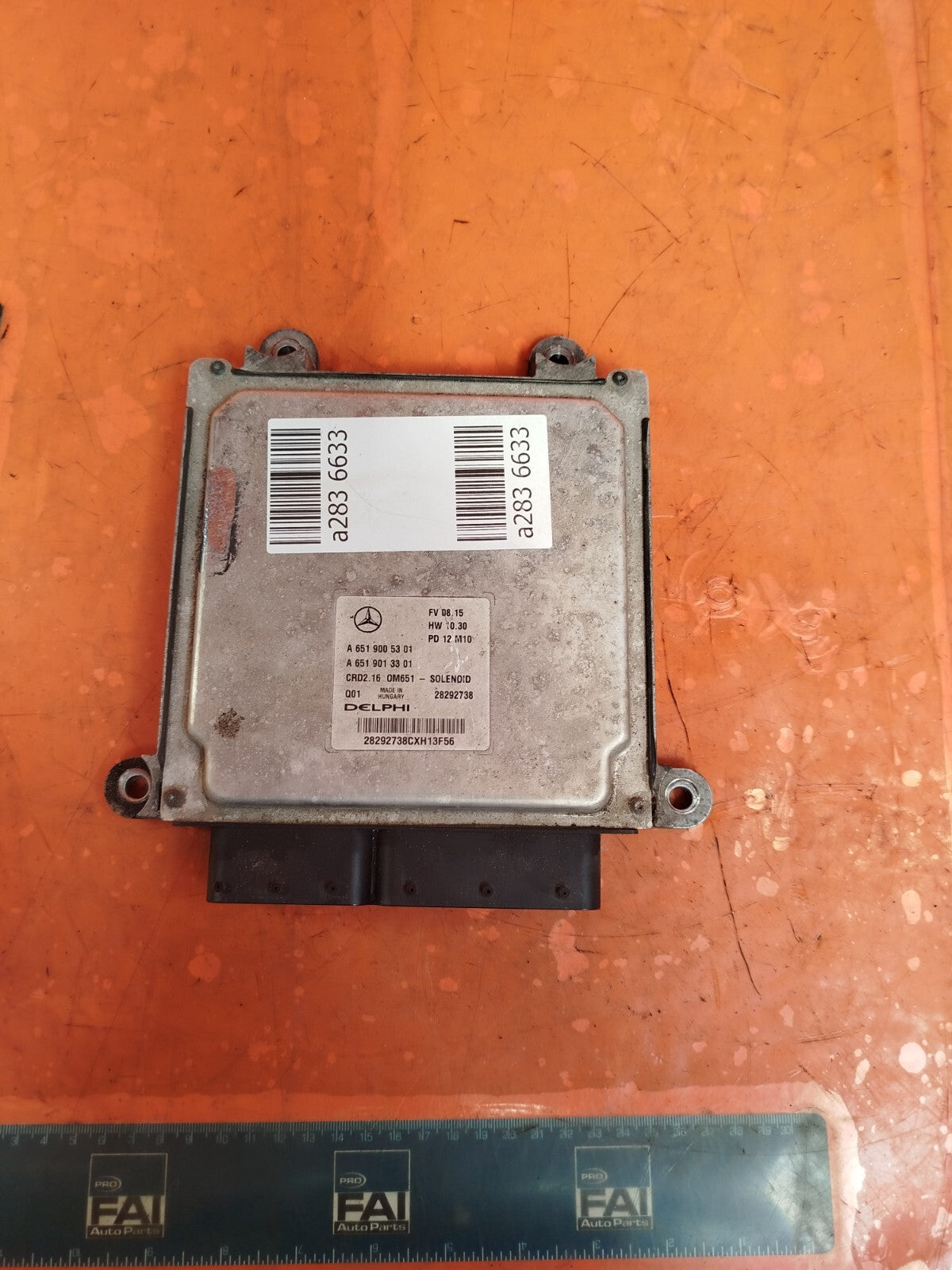 ✅MERCEDES C250 W204 2.1 DIESEL 2011 ENGINE CONTROL MODULE ECU A6519005301 A283