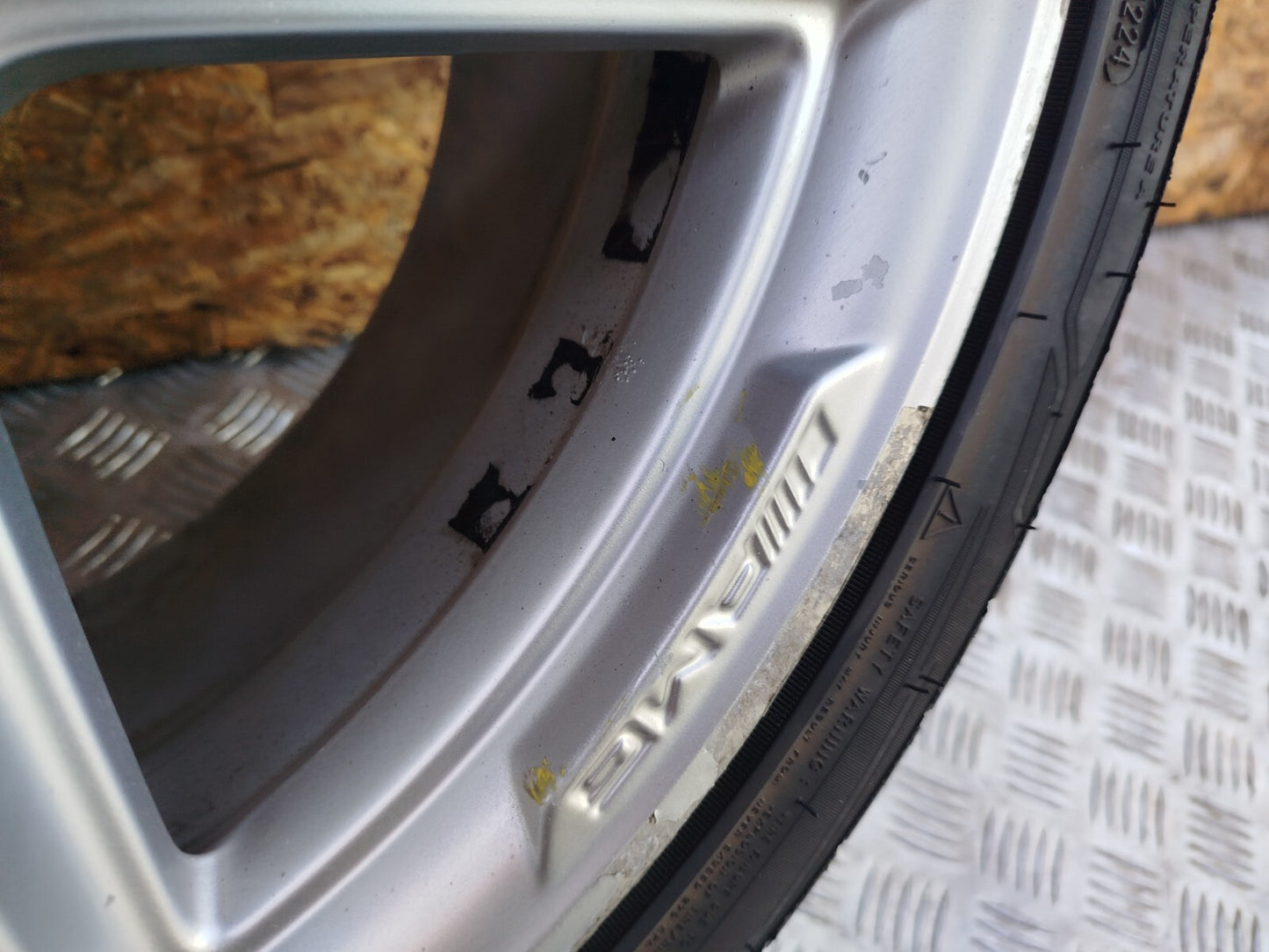 ✅2011 MERCEDES C CLASS W204 ALLOY WHEEL WITH TYRE 255/35 R18 A2044014201 A283