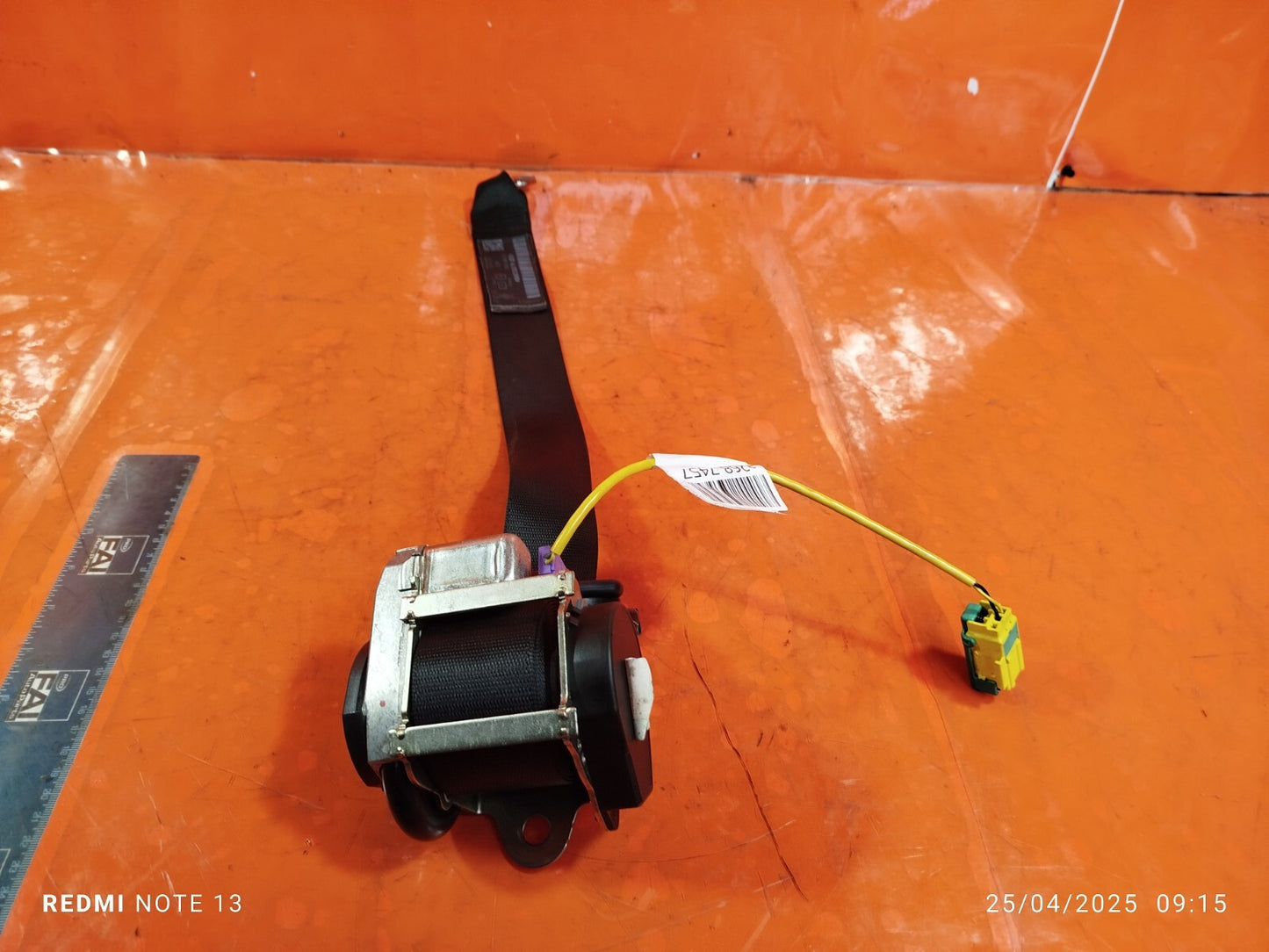 ✅PORSCHE CAYENNE V6 3.6 PETROL 2010 REAR RIGHT SEAT BELT 7L5857806 Warranty A268