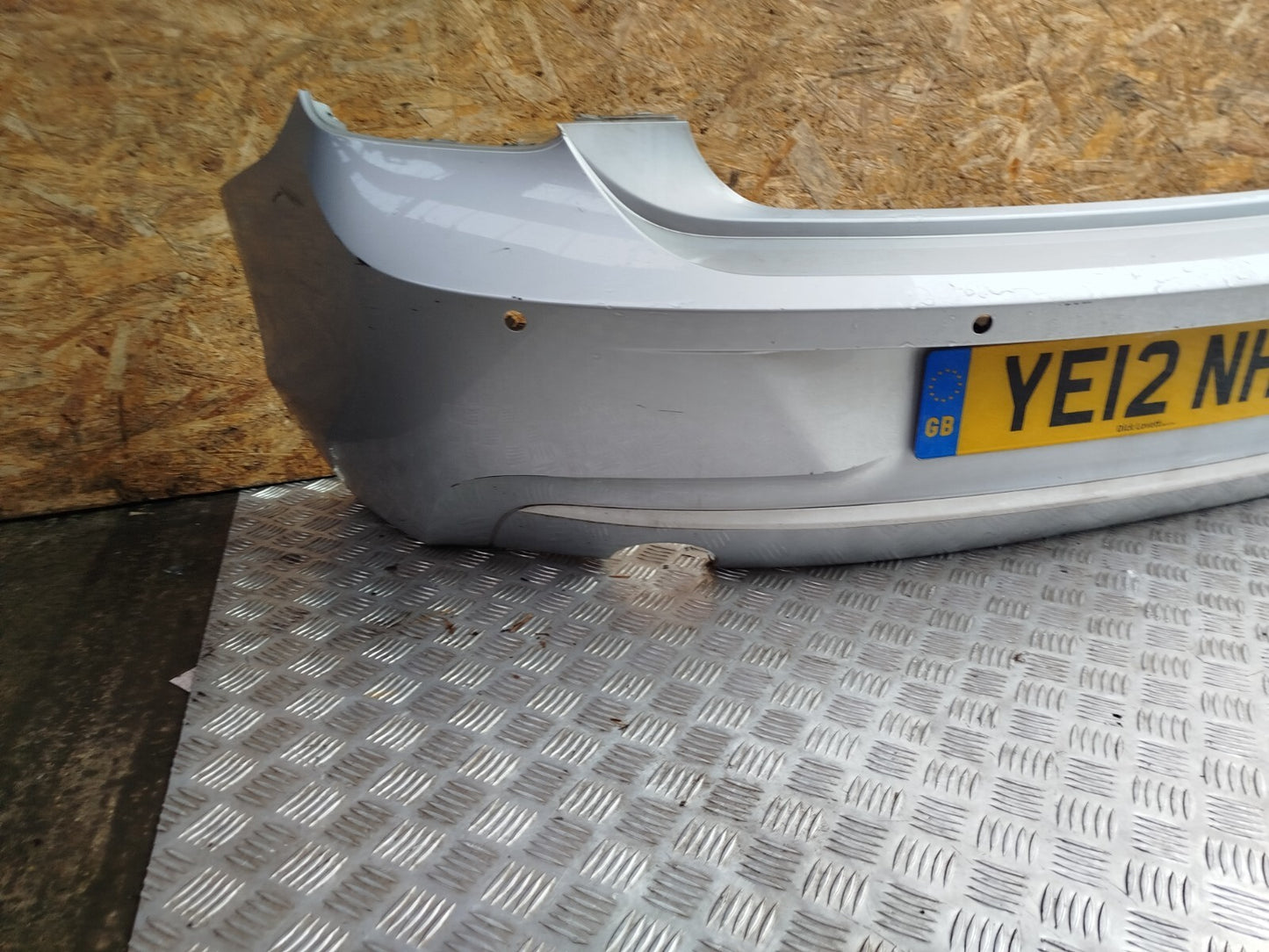 ✅2012 BMW 1 SERIES F20 URBAN 2.0D REAR BUMPER SILVER A83 + WARRANTY A270