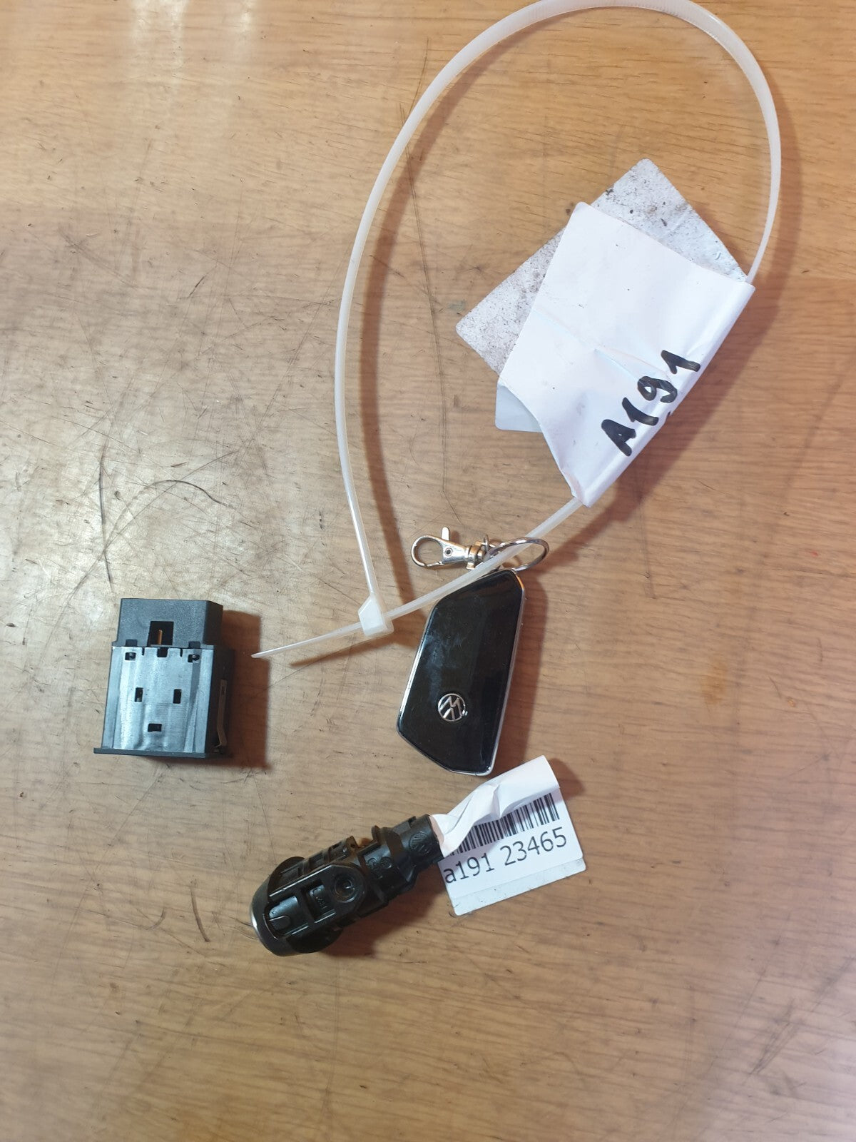 ✅VW GOLF MK8 1.5 PETROL 2022 PASSENGER AIRBAG SWITCH & KEY Warranty A191