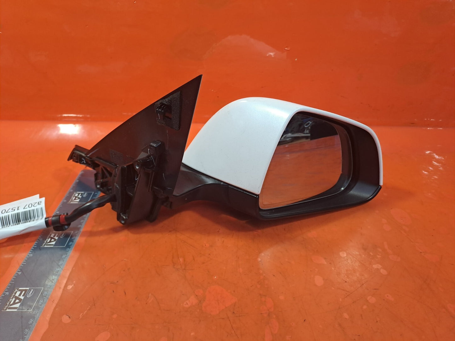 2024 TESLA MODEL 3 LONG FRONT RIGHT WING MIRROR WHITE + WARRANTY A207