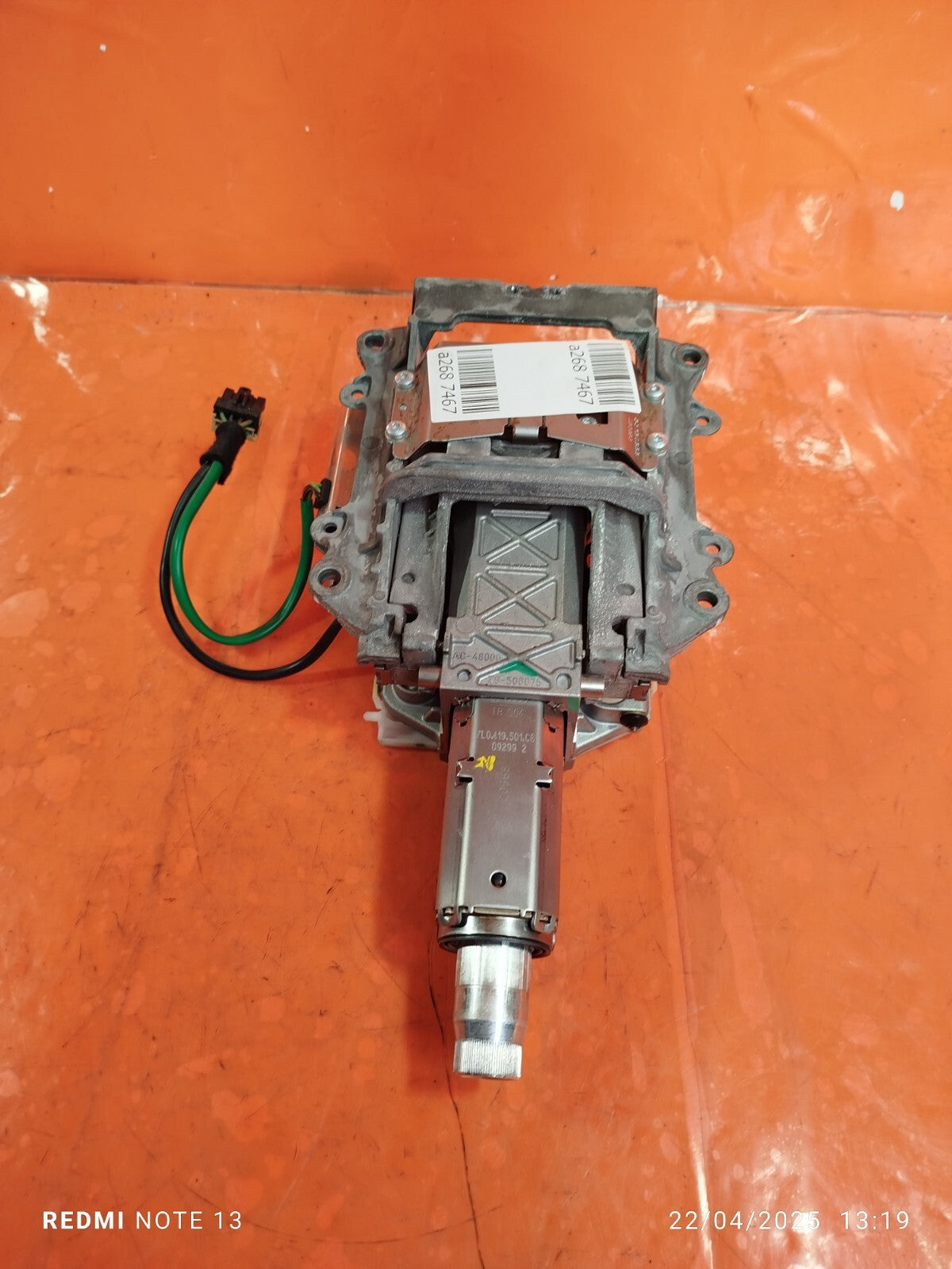 ✅PORSCHE CAYENNE V6 3.6 PETROL 2010 STEERING COLUMN 4E0905852E Warranty A268