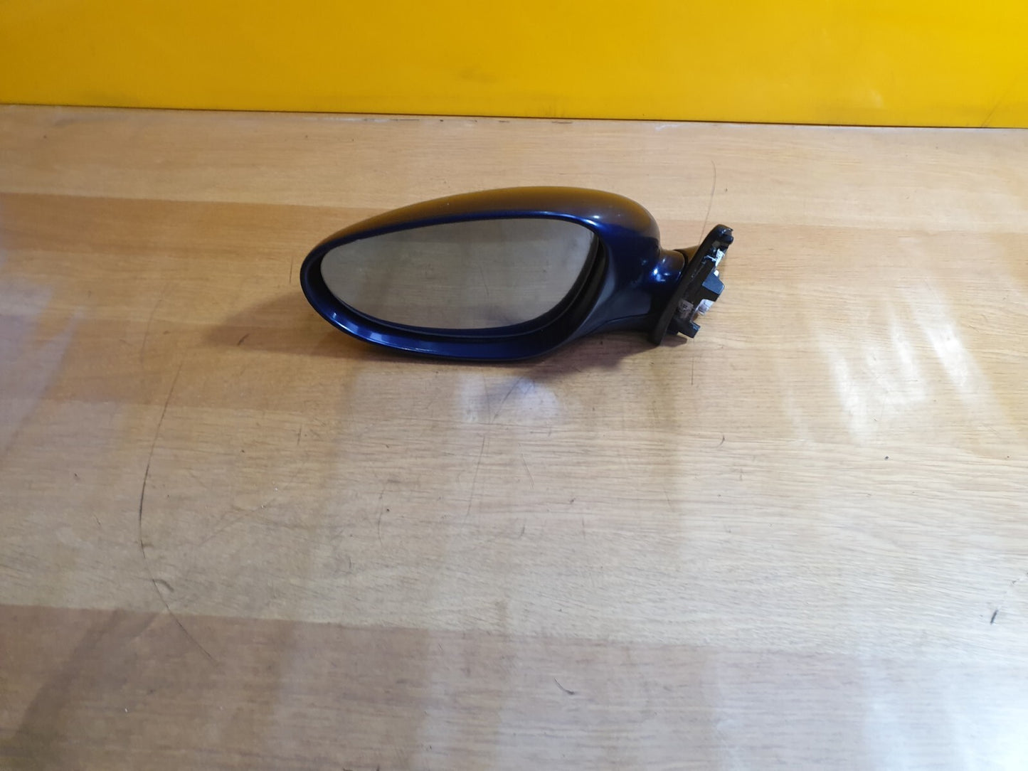 ✅2002 PORSCHE BOXTER 986 2.7P FRONT LEFT PASSENGER SIDE WING MIRROR BLUE A129