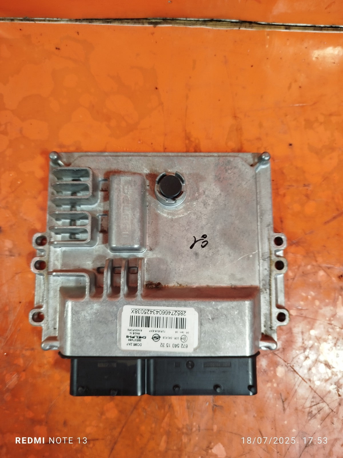 ✅SSANGYONG RODIUS TURISMO 2.2 DIESEL 2017 ENGINE CONTROL MODULE ECU 6725401532