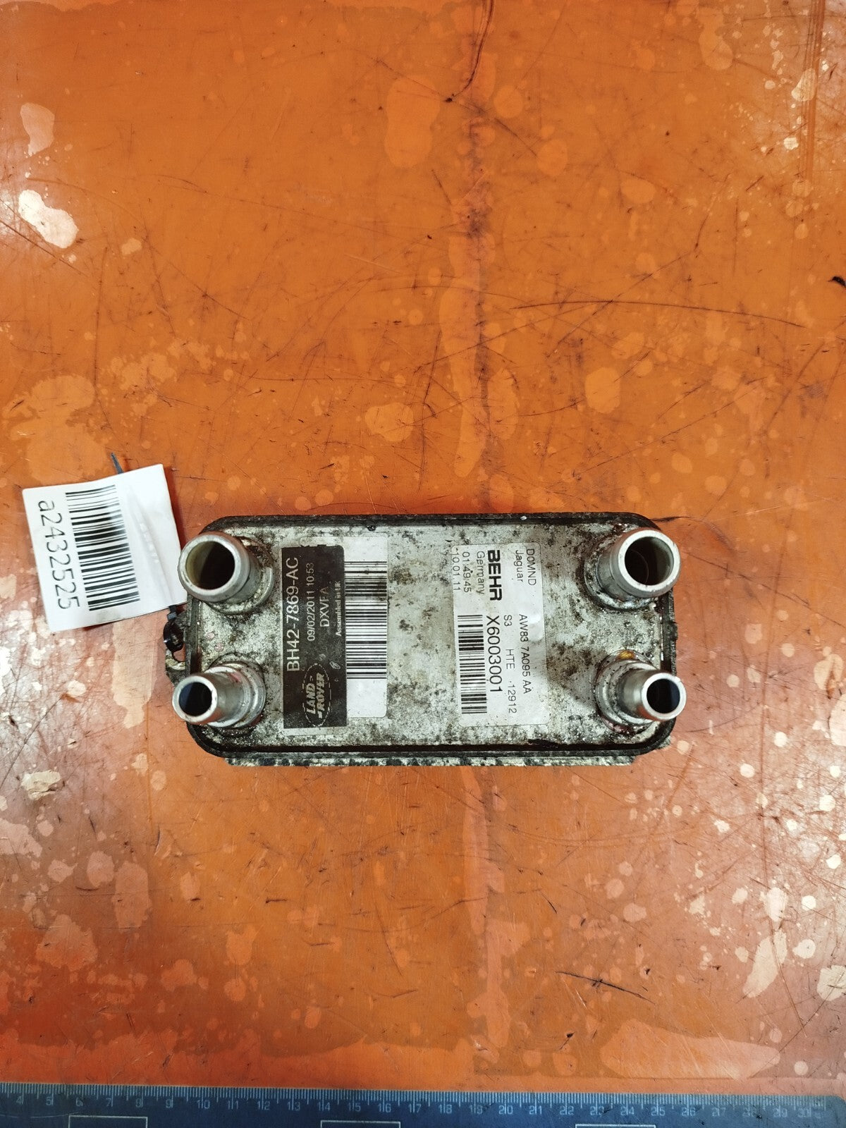 ✅2011 LAND ROVER RANGE ROVER L322 4.4D OIL COOLER BH42-7869-AC + WARRANTY A243