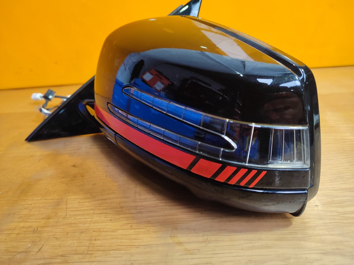 MERCEDES W212 E300 2.1 DIESEL 2014 FRONT LEFT PASSENGER WING MIRROR PF BLACK