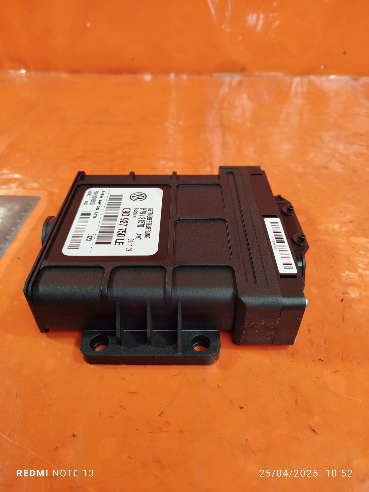 ✅PORSCHE CAYENNE V6 3.6 PETROL 2010 GEARBOX CONTROL UNIT 09D927750LE Warranty