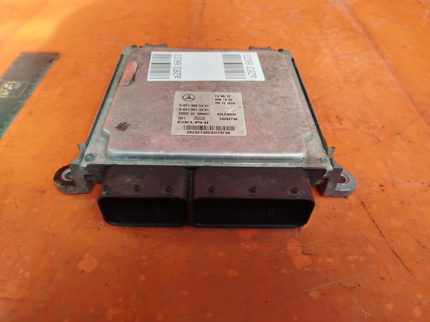 ✅MERCEDES C250 W204 2.1 DIESEL 2011 ENGINE CONTROL MODULE ECU A6519005301 A283