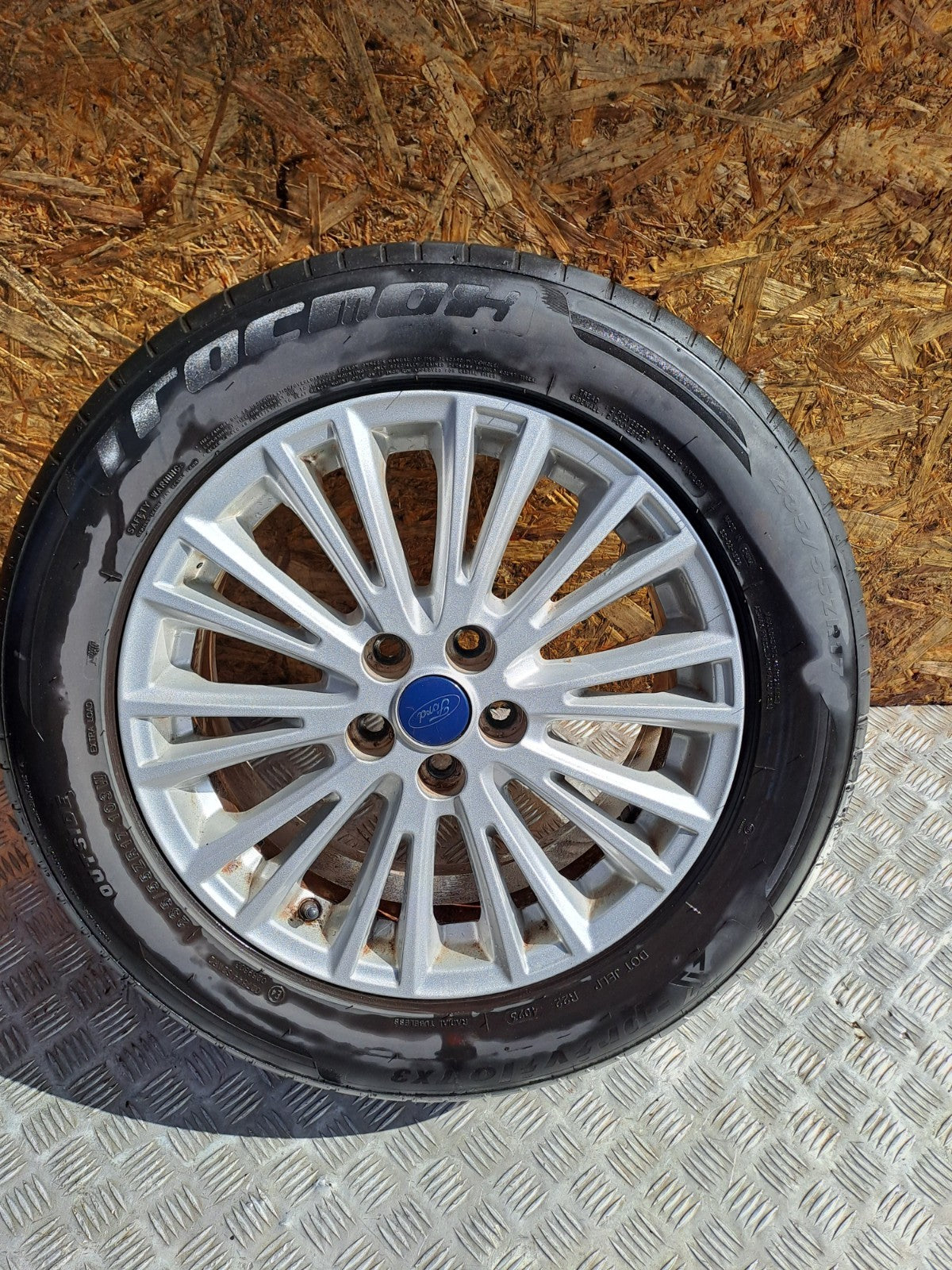 ✅2017 FORD GALAXY MK4 ALLOY WHEEL & TYRE EM2C-1007-B1A 235/55 R17 +WARRANTY A296