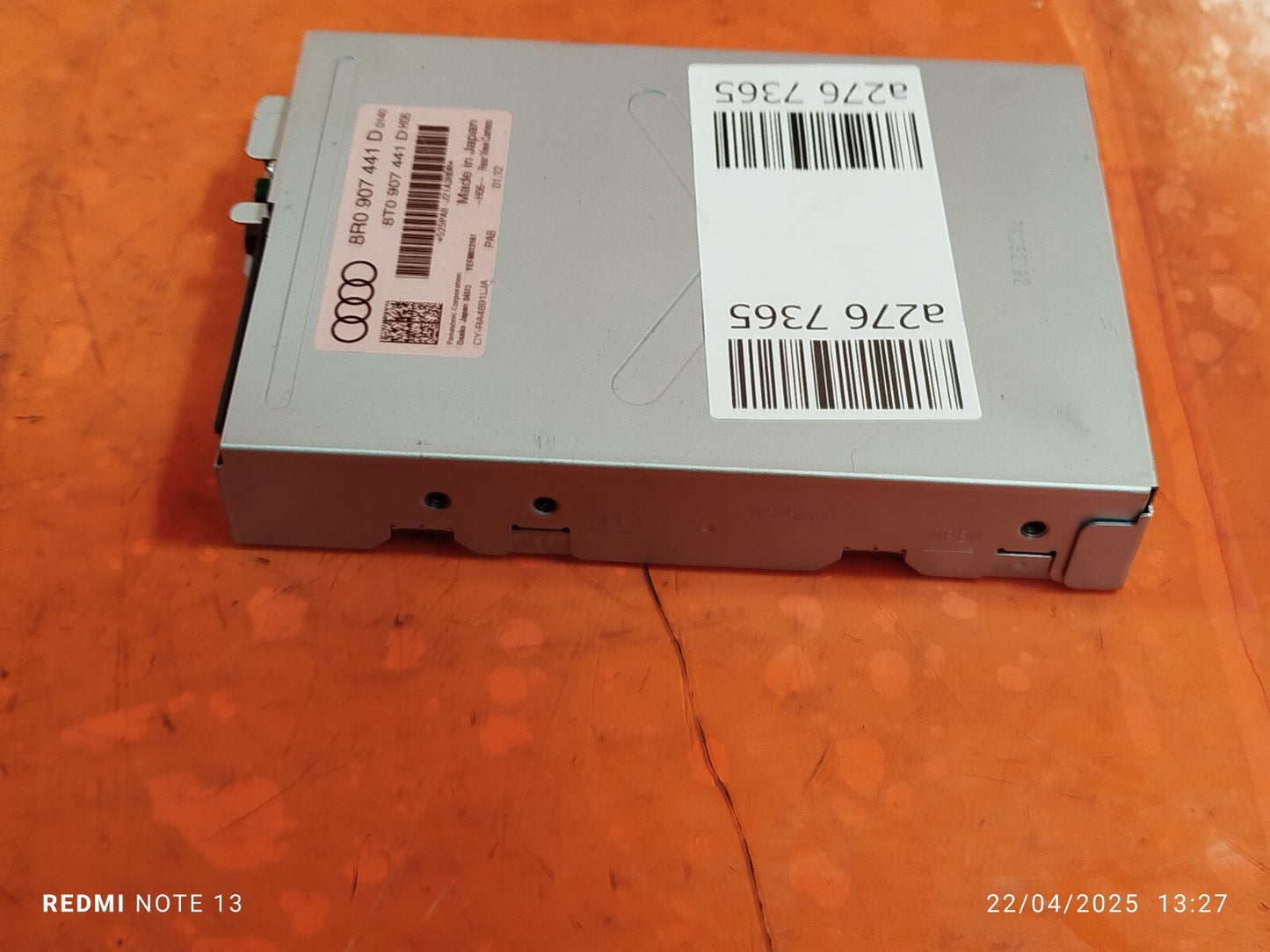 ✅AUDI Q5 S LINE 2.0 PETROL 2012 CAMERA CONTROL MODULE ECU 8R0907441D Warranty