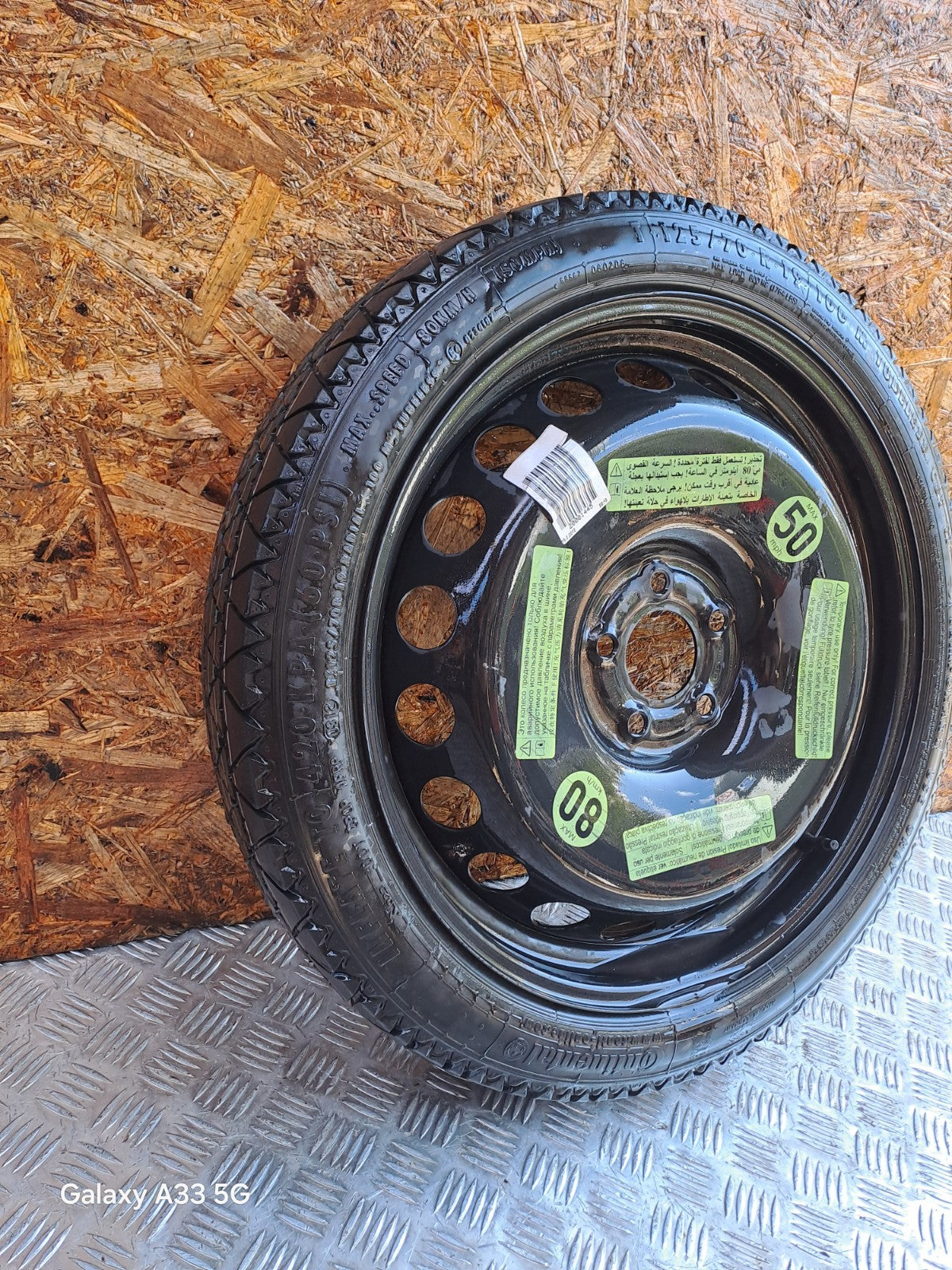 ✅2012 AUDI A5 SPACE SAVER SPARE WHEEL T125/70 R19 + WARRANTY xAA