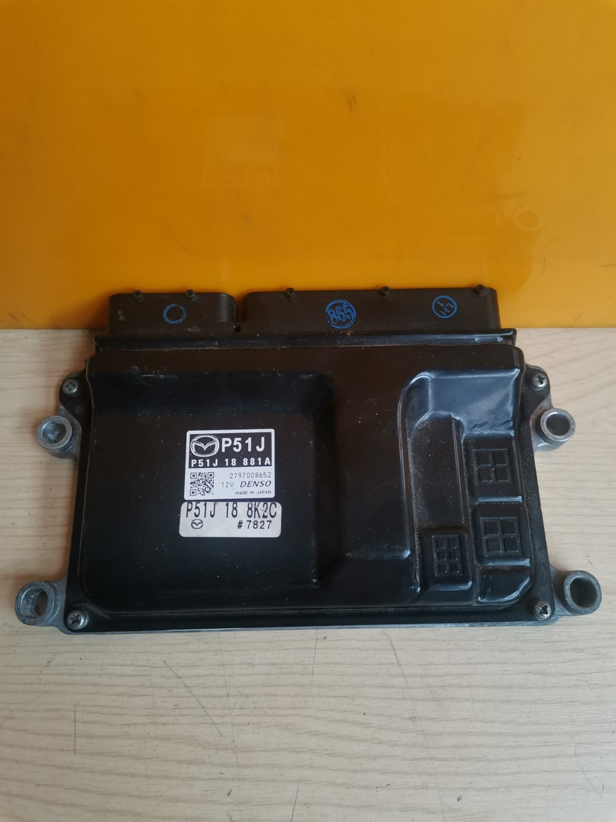 MAZDA 3 2.0 PETROL 2014-2015 ENGINE ECU 2797008652 P51J188K2C X00