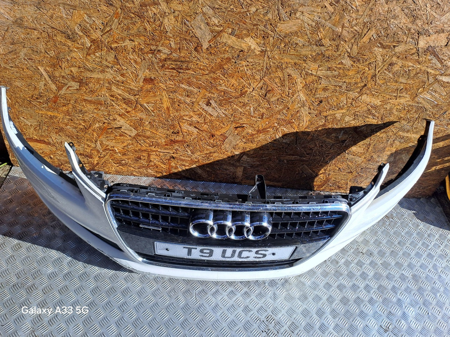✅2007 AUDI Q7 4L S LINE 3.0D FRONT BUMPER WHITE Z7S + WARRANTY A295