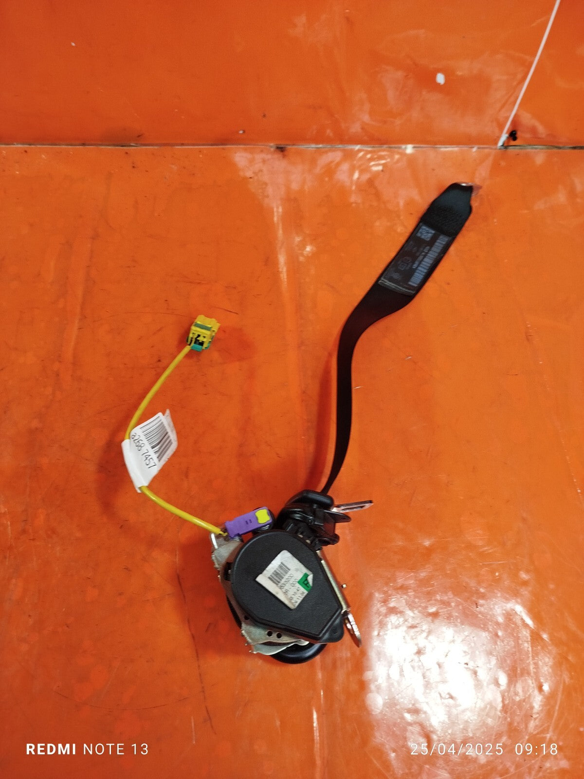 ✅PORSCHE CAYENNE V6 3.6 PETROL 2010 REAR RIGHT SEAT BELT 7L5857806 Warranty A268