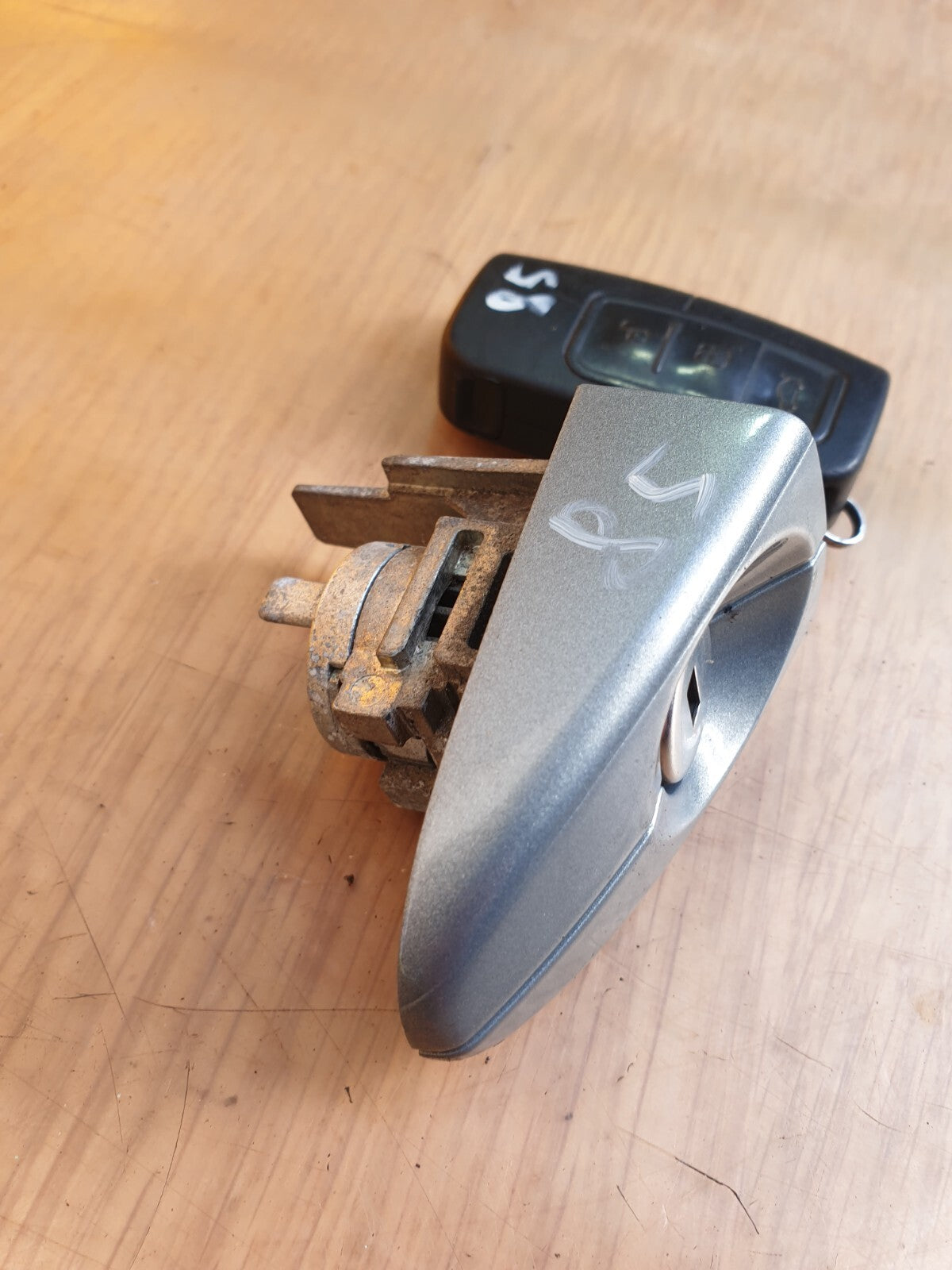 ✅2007 FORD MONDEO MK4 DOOR LOCK & KEY Thunder Metallic + WARRANTY A085