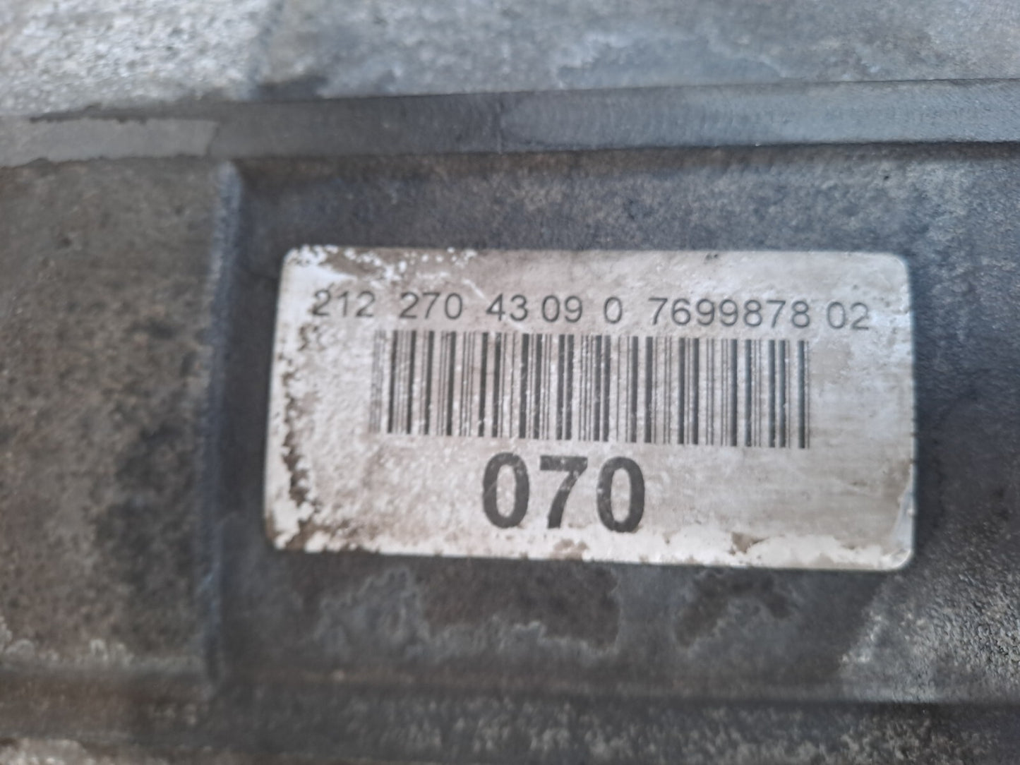 ✅Mercedes E-Class W212 E220 2.1 Diesel 2013 7 Speed AUTO GEARBOX A0009983121