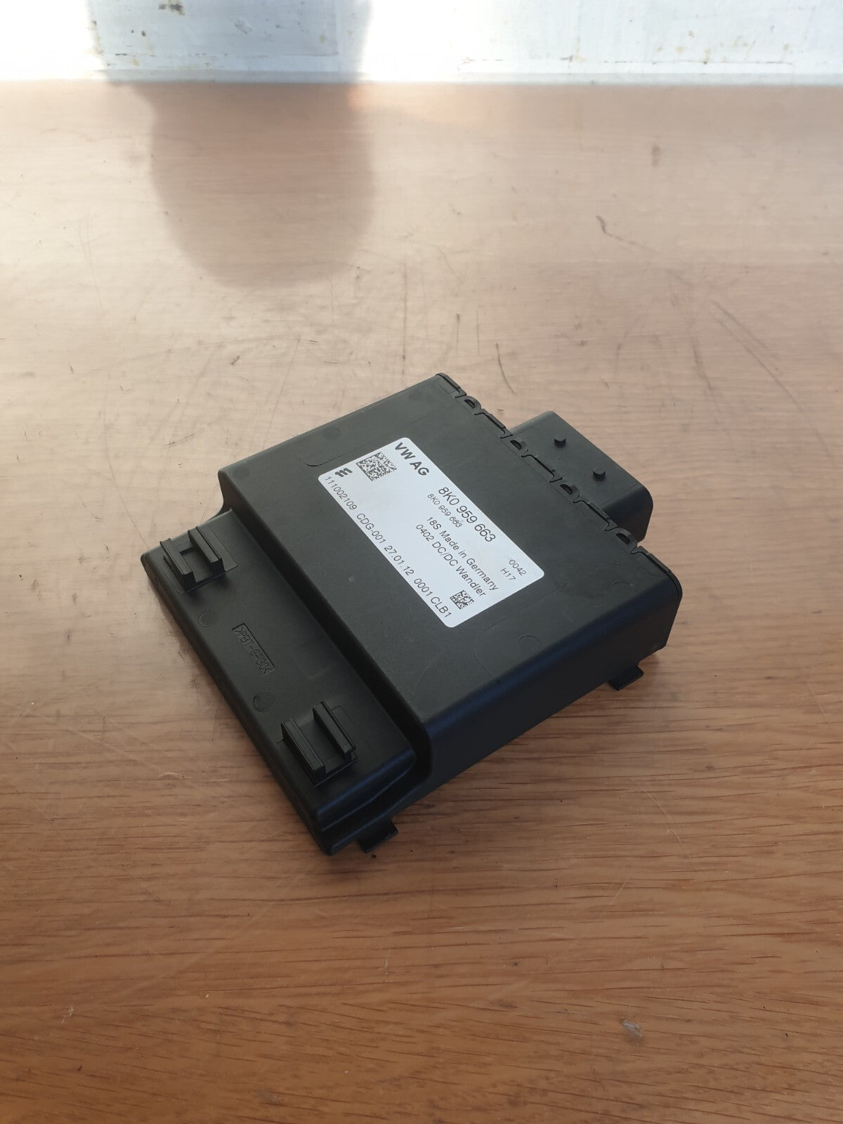 2012 AUDI A5 S LINE 2.0D VOLTAGE STABILIZER CONTROL MODULE 8K0959663 A218