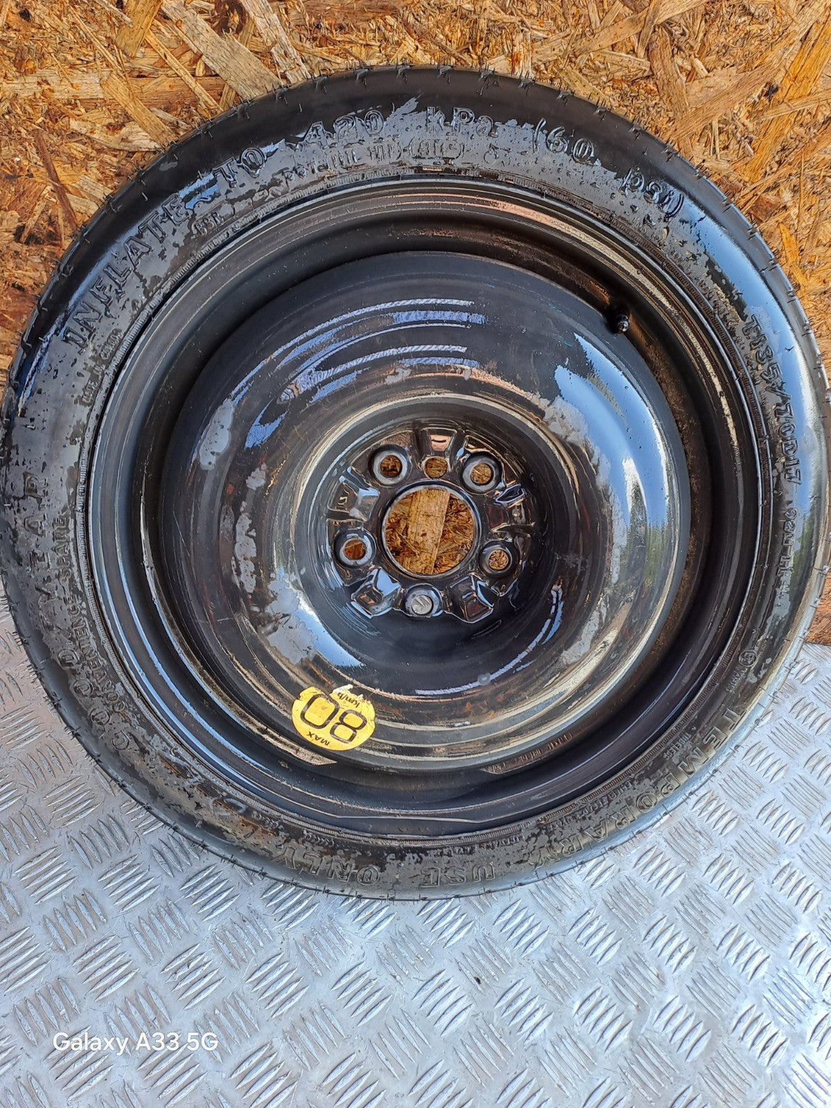 ✅TOYOTA PRIUS SPACE SAVER SPARE WHEEL T135/70 D17 + WARRANTY xAA