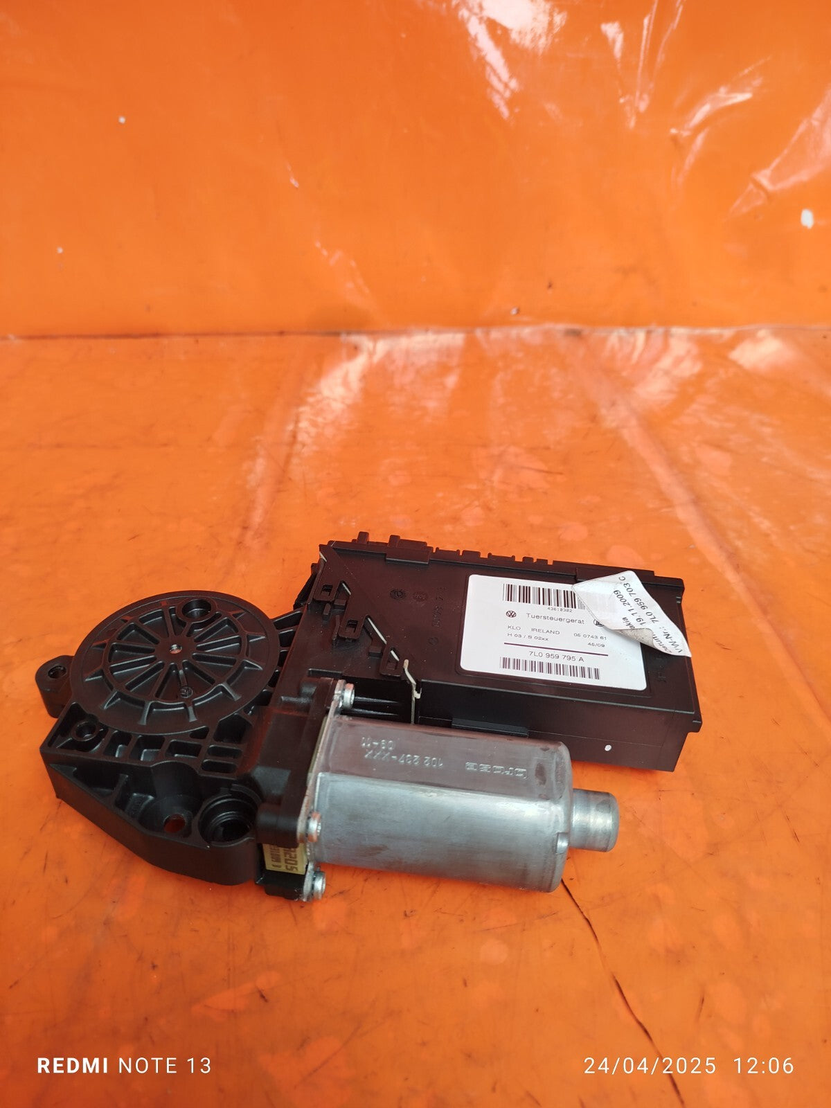 ✅2010 PORSCHE CAYENNE 9PA 3.6P REAR LEFT WINDOW MOTOR 7L0959795A + WARRANTY
