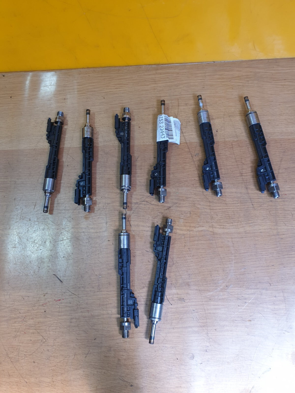 ✅2014 BMW 5 SERIES F11 4.4P FUEL INJECTORS SET 7645956 + WARRANTY A153