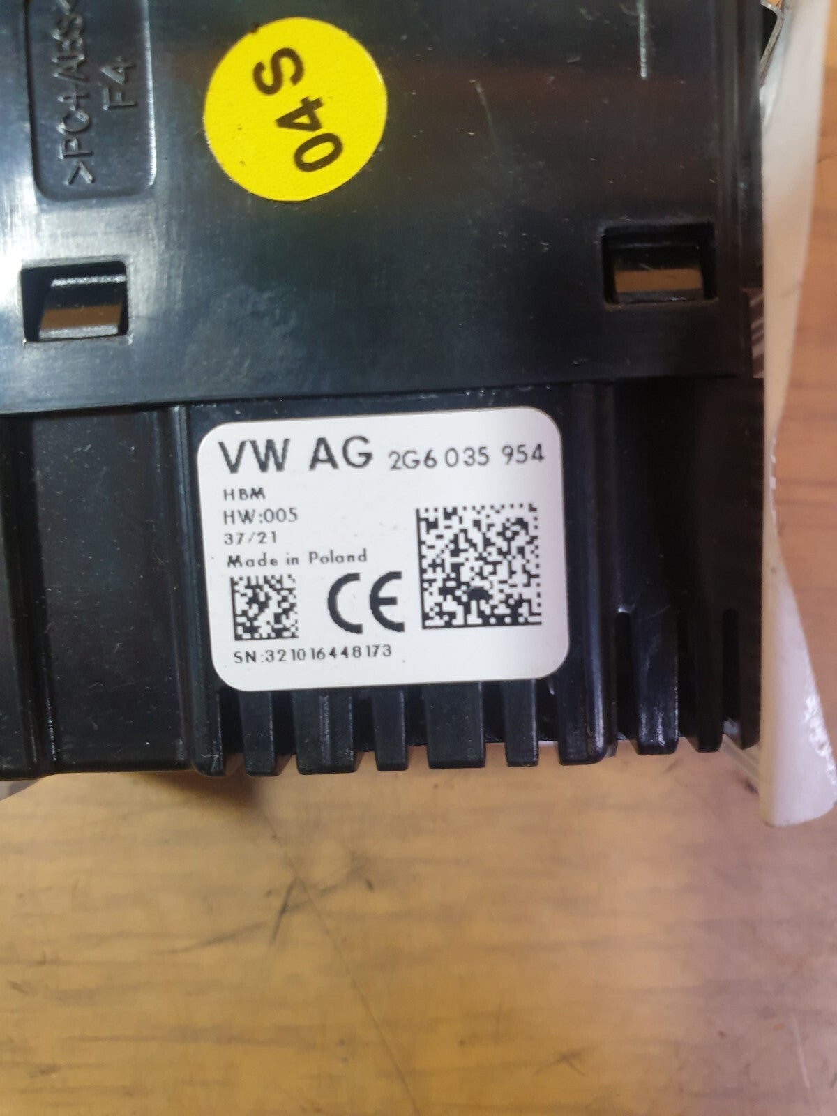 ✅VW GOLF MK8 1.5 PETROL 2022 REAR DOUBLE USB CHARGING PORT 2G6035954 Warranty
