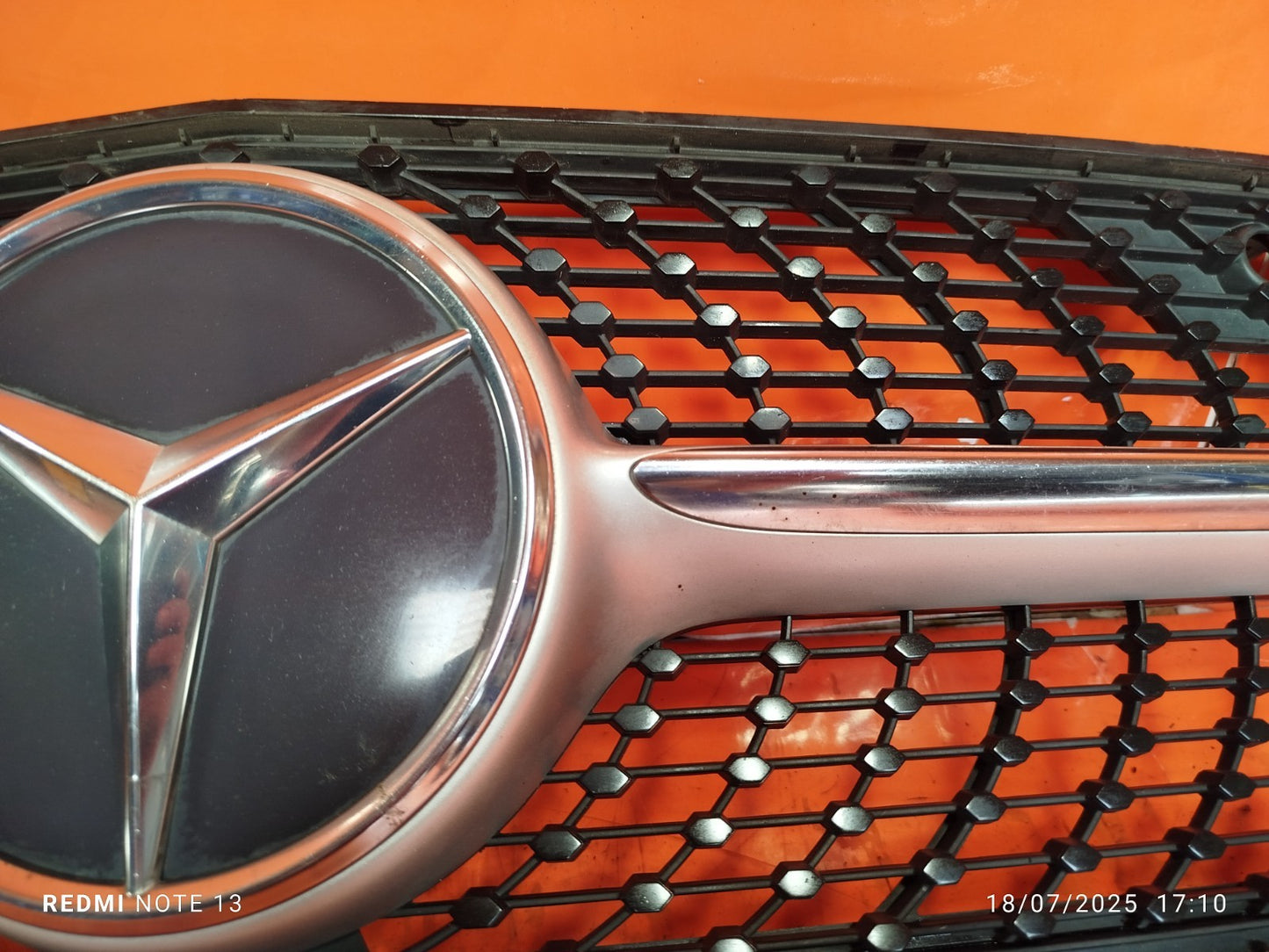 ✅Mercedes A180D Sport W177 2018 1.5 Diesel FRONT BUMPER GRILL A1778880200 A297