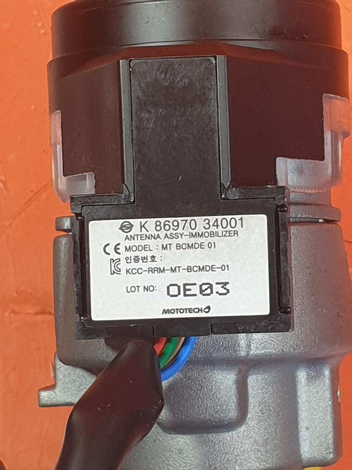2017 SSANGYONG TIVOLI EX 1.6D IGNITION BARREL WITH KEY 86970-34001 WARRANTY A230