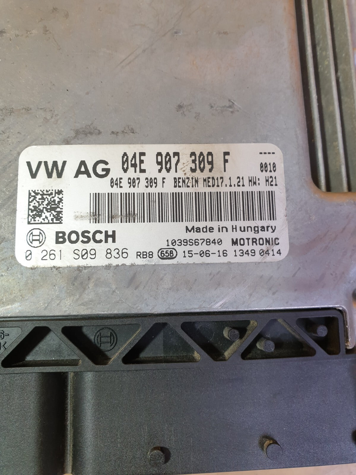 ✅AUDI A3 E-TRON 1.4 PETROL 2015 ENGINE CONTROL MODULE ECU 04E907309F Warranty
