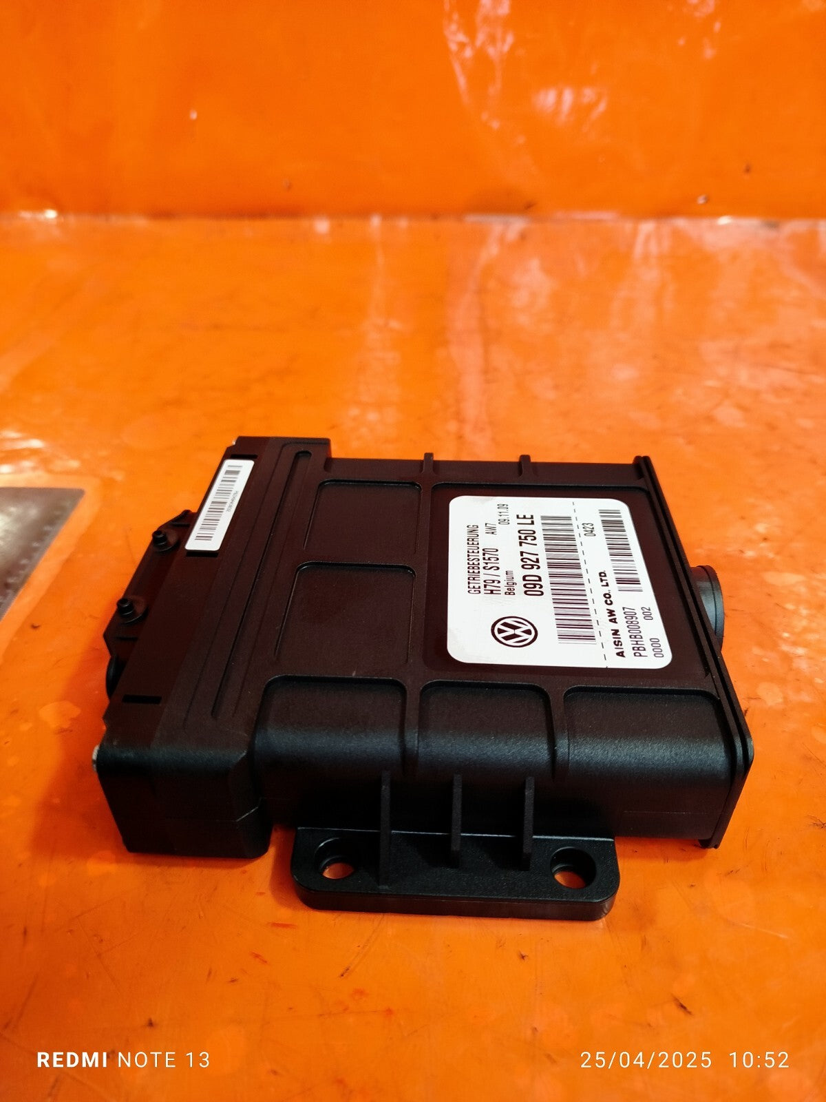 ✅PORSCHE CAYENNE V6 3.6 PETROL 2010 GEARBOX CONTROL UNIT 09D927750LE Warranty