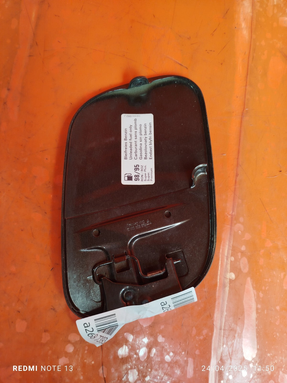✅2010 PORSCHE CAYENNE 9PA 3.6P FUEL TANK FILLER CAP FLAP BROWN M8W 1H0010092J