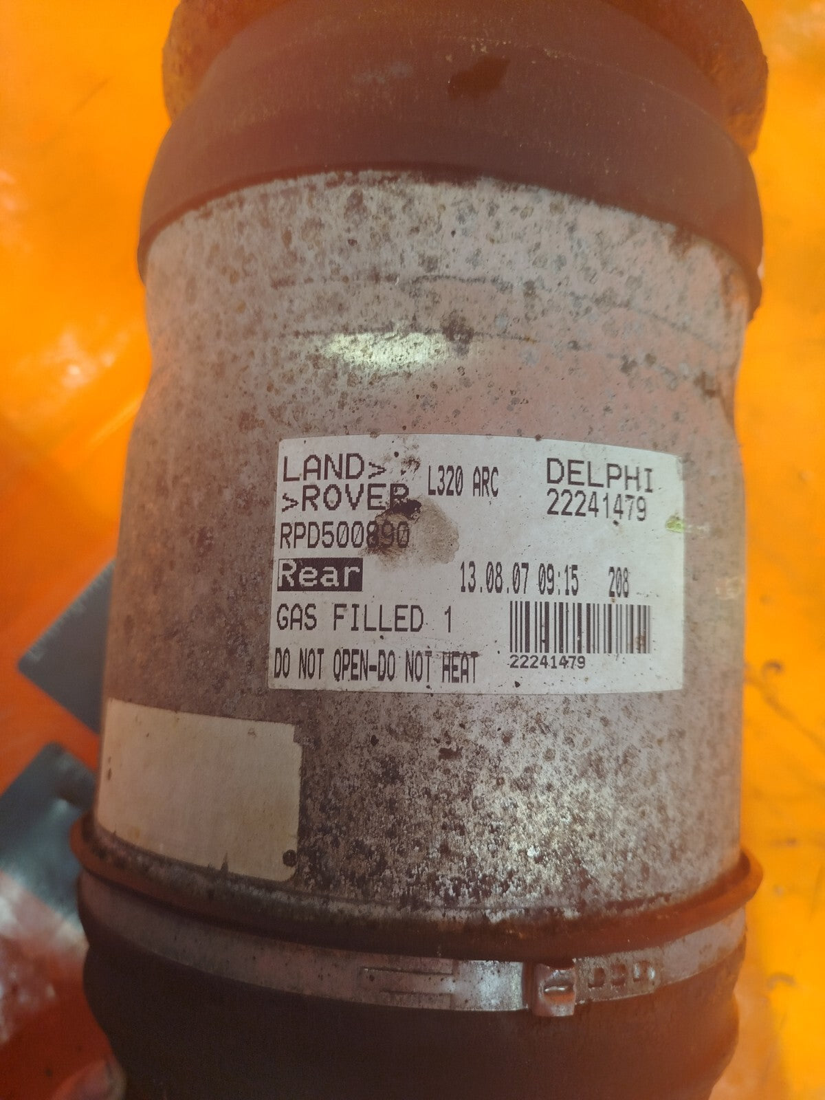 ✅LAND ROVER RANGE ROVER L320 2.7 DIESEL 2007 REAR AIR SUSPENSION STRUT 22241479