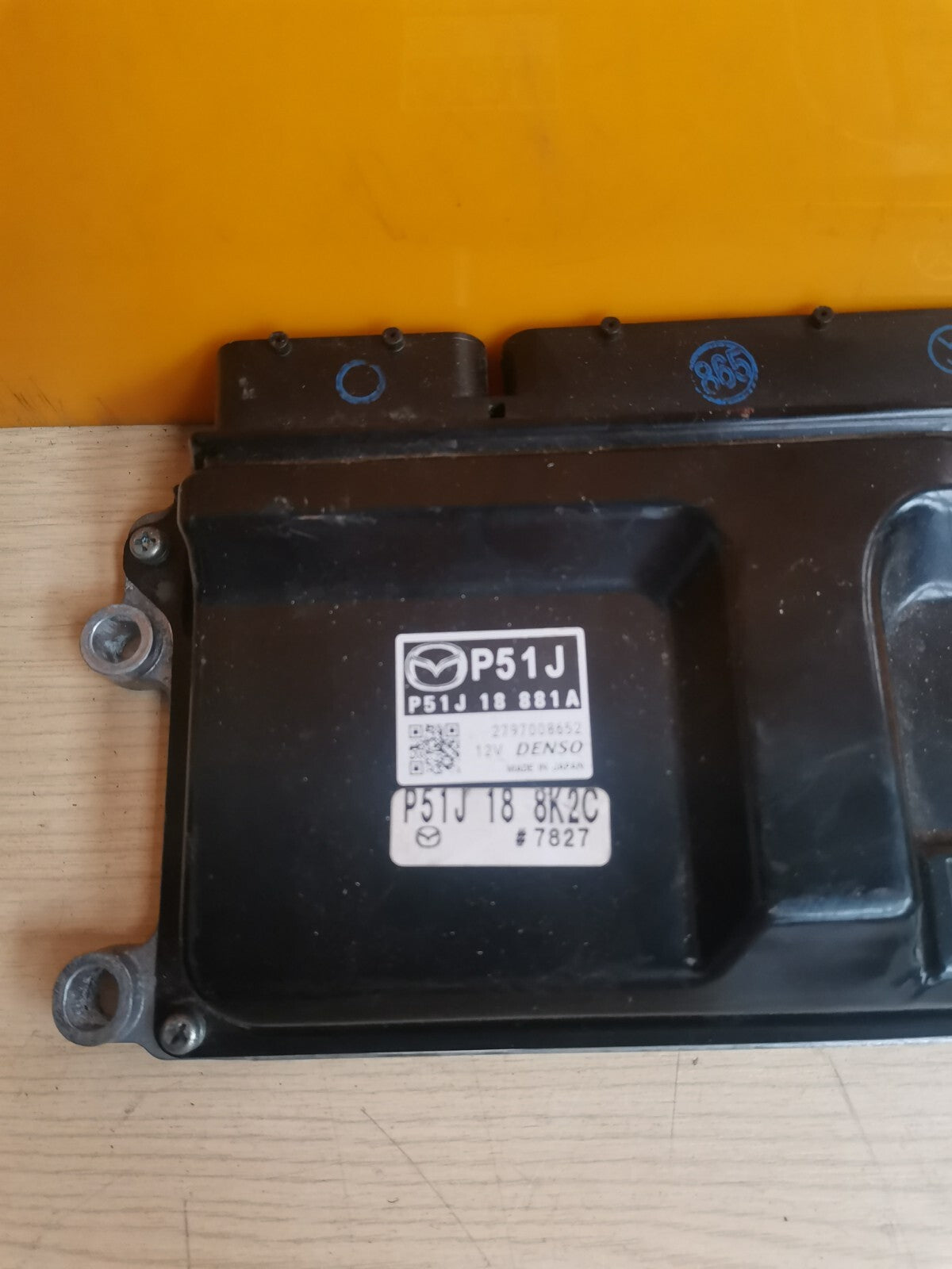 MAZDA 3 2.0 PETROL 2014-2015 ENGINE ECU 2797008652 P51J188K2C X00